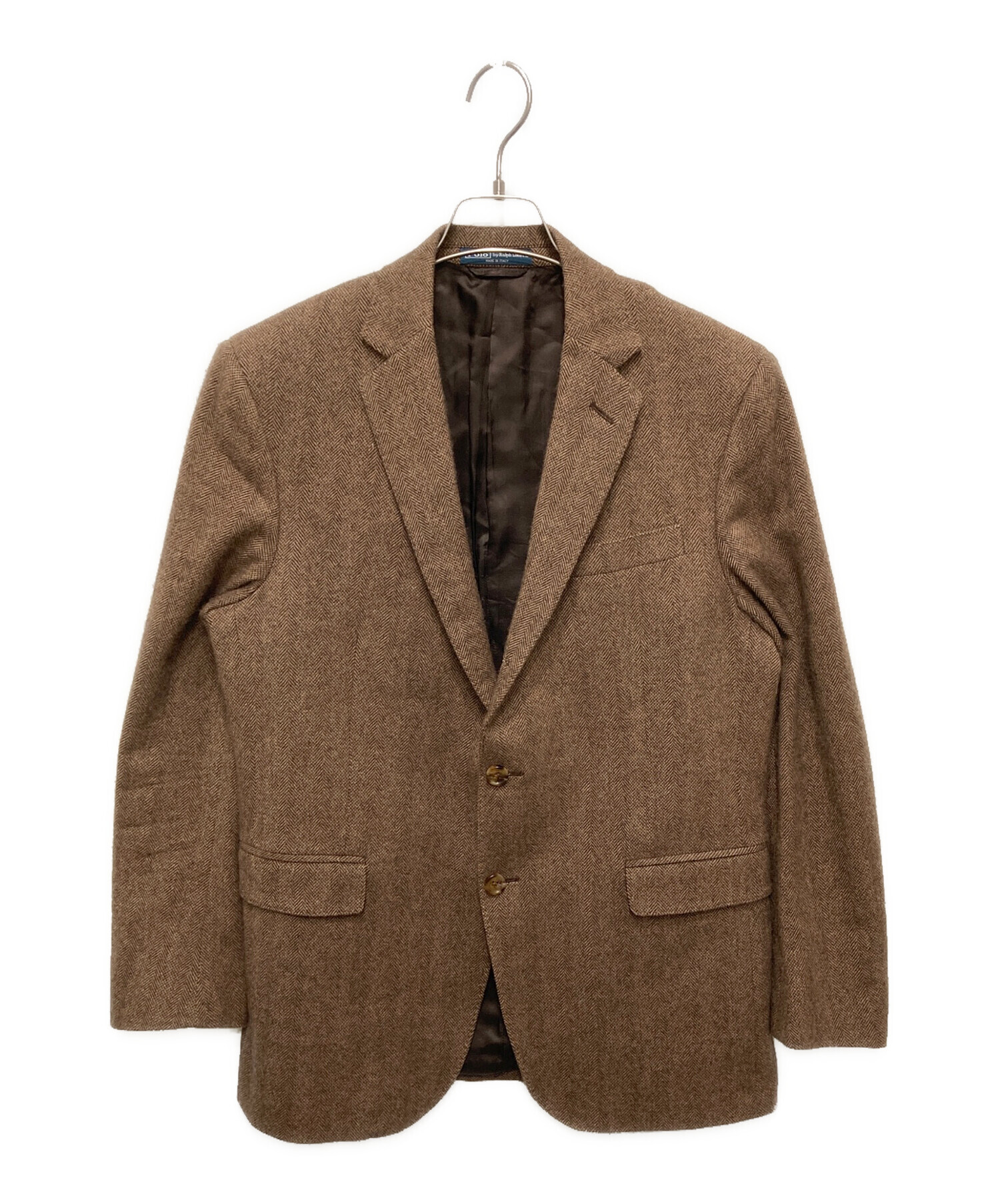 Polo Ralph Lauren ヘリンボーン テーラードジャケット 36S 中古・古着通販】POLO RALPH LAUREN (ポロ・ラルフローレン