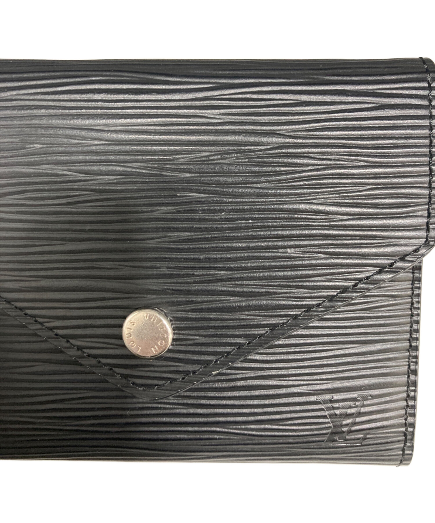 中古・古着通販】LOUIS VUITTON (ルイ ヴィトン) 3つ折り財布 ブラック