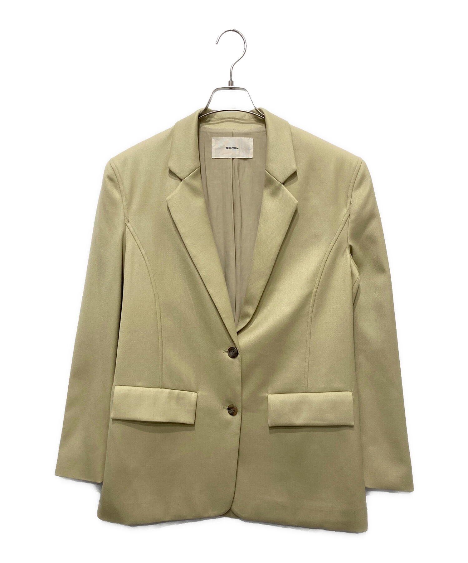 中古・古着通販】TODAYFUL (トゥデイフル) Wool Over Jacket グリーン