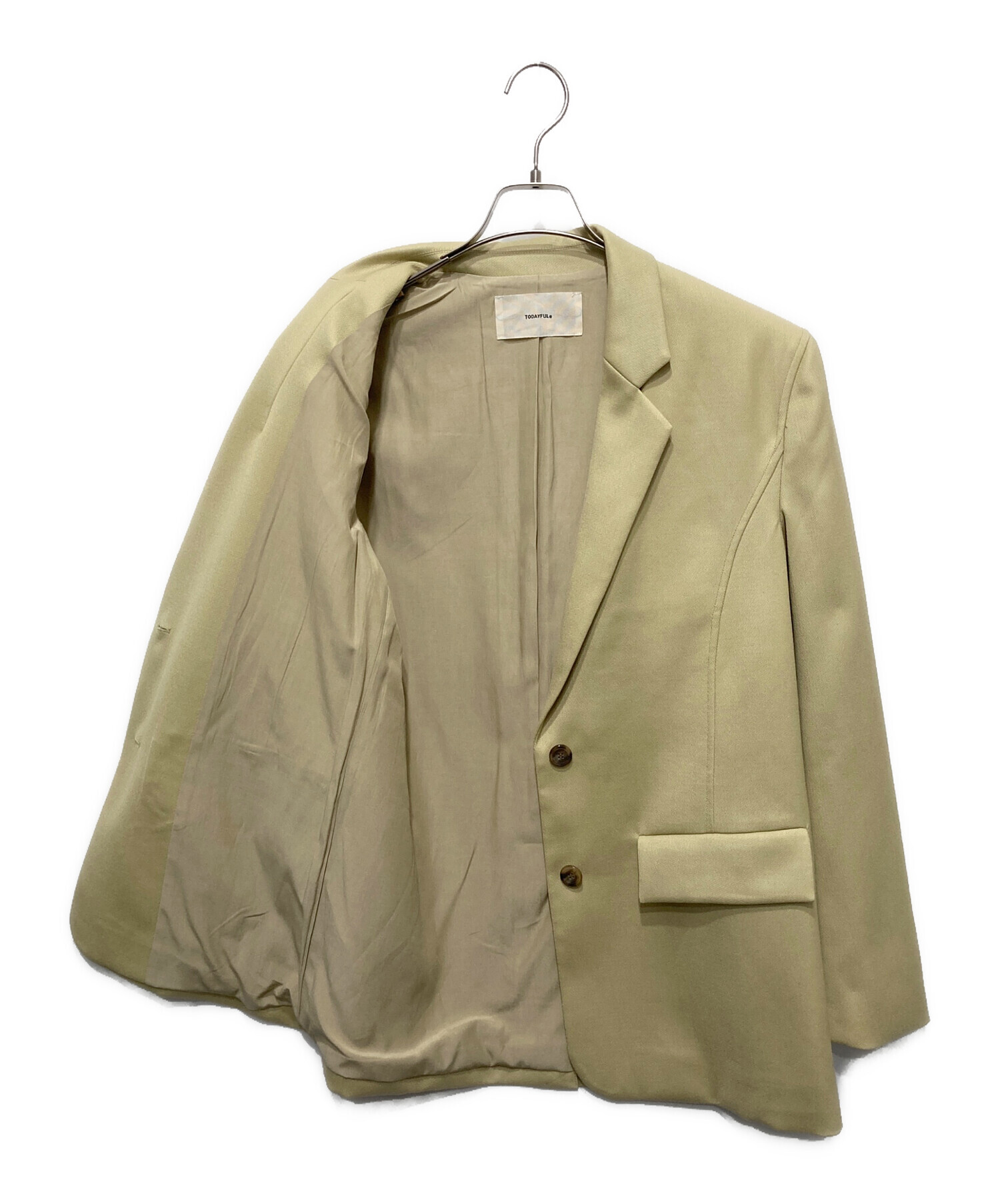 中古・古着通販】TODAYFUL (トゥデイフル) Wool Over Jacket グリーン