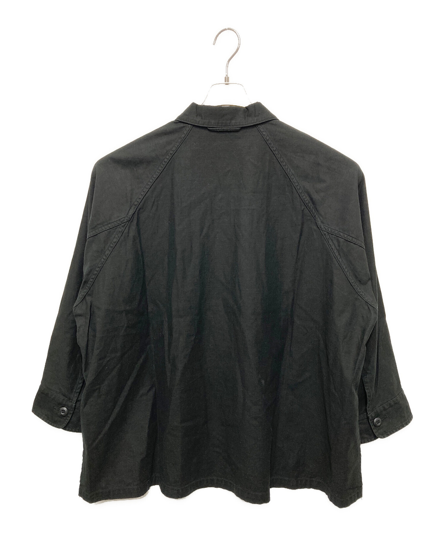 中古・古着通販】Plage (プラージュ) Army シャツジャケット ブラック