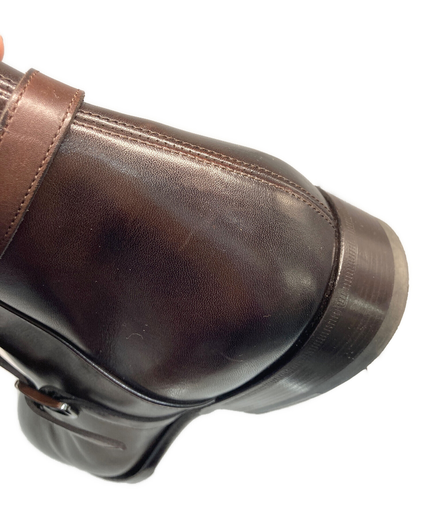 中古・古着通販】Santoni (サントーニ) サイドジップブーツ ブラウン