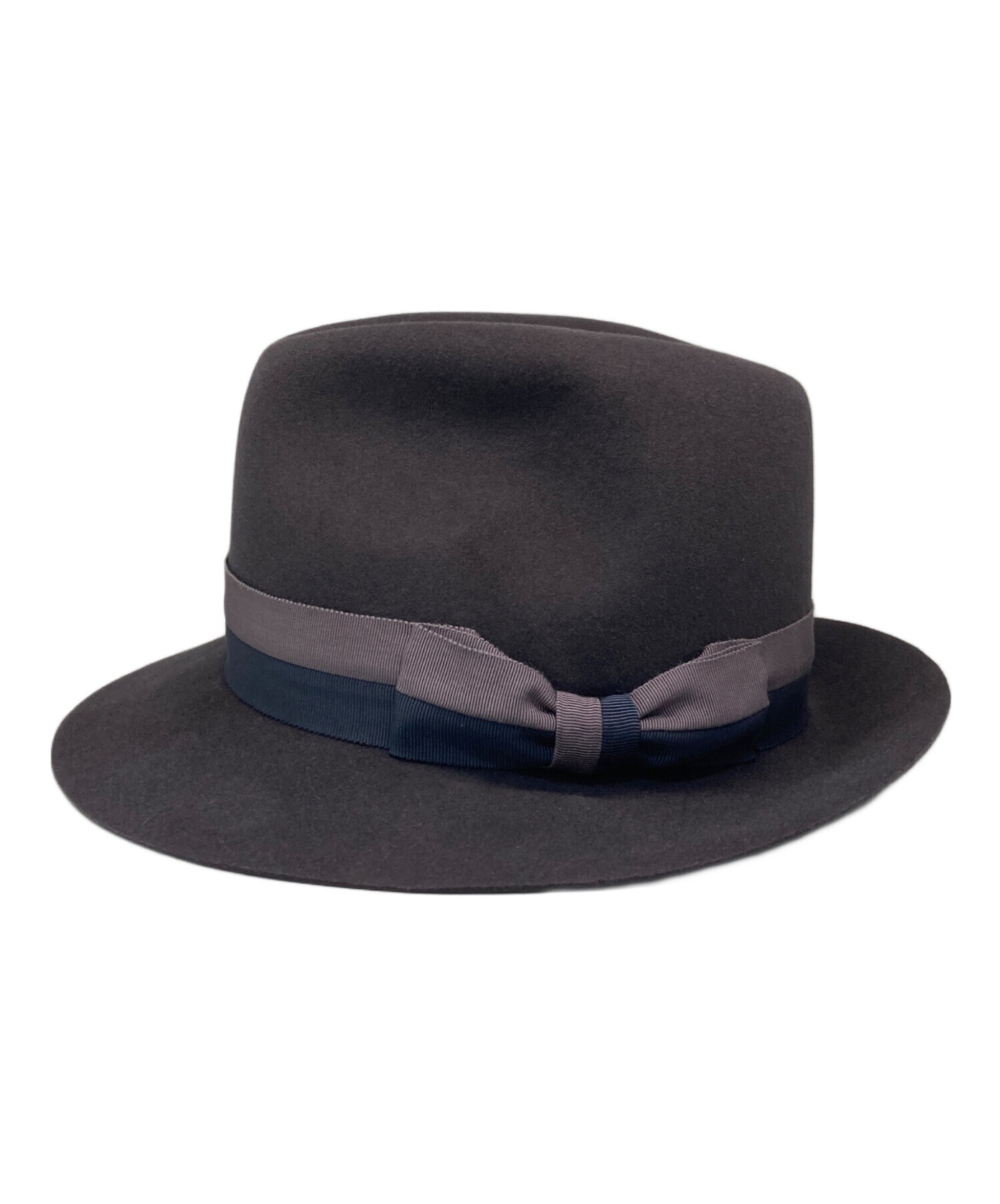 【新品未使用タグ付き】ヨウジヤマモト　プールオム　フェドラハット 中古・古着通販】Yohji Yamamoto pour homme (ヨウジヤマモト