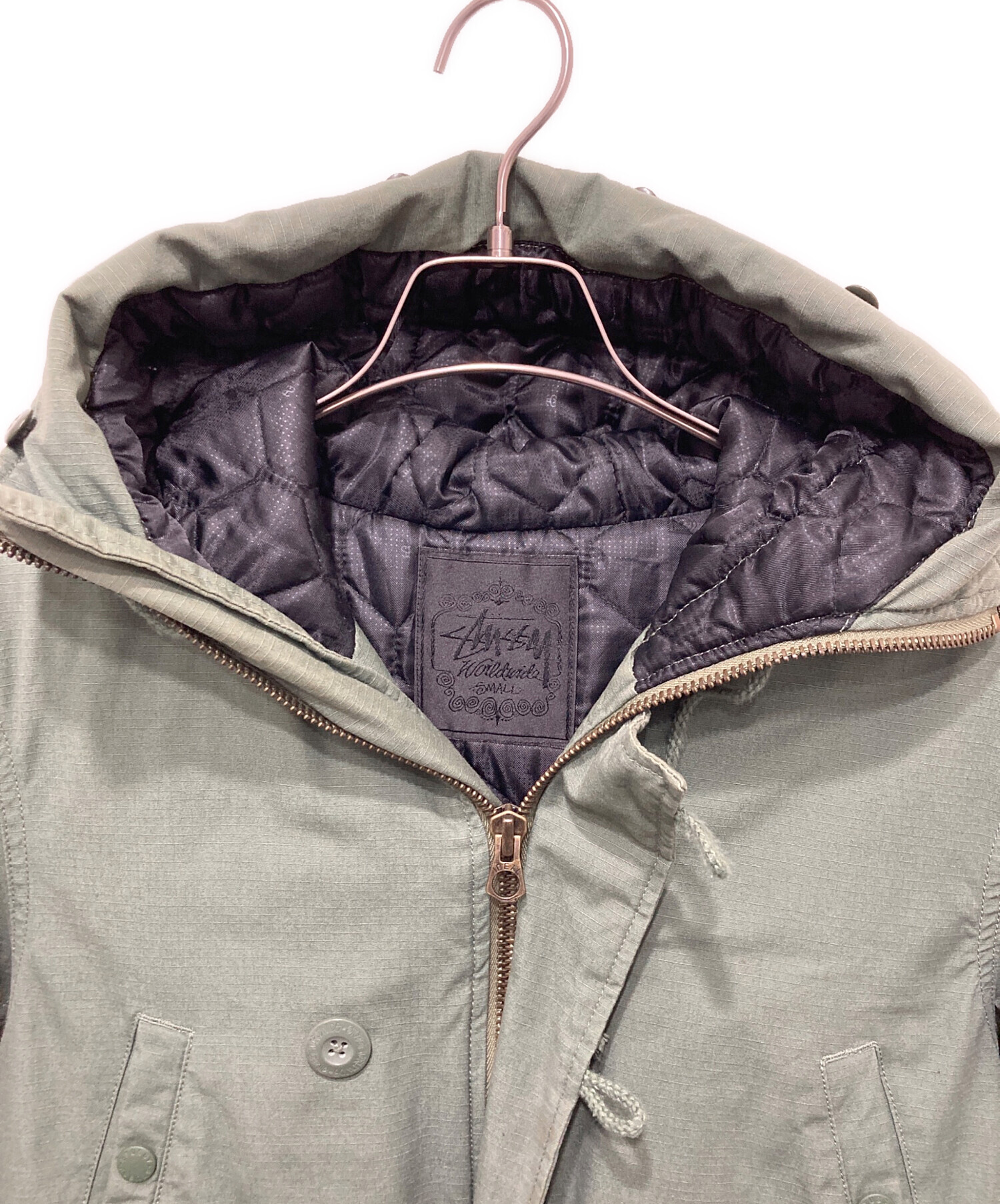 中古・古着通販】stussy (ステューシー) N‐3Bミリタリージャケット