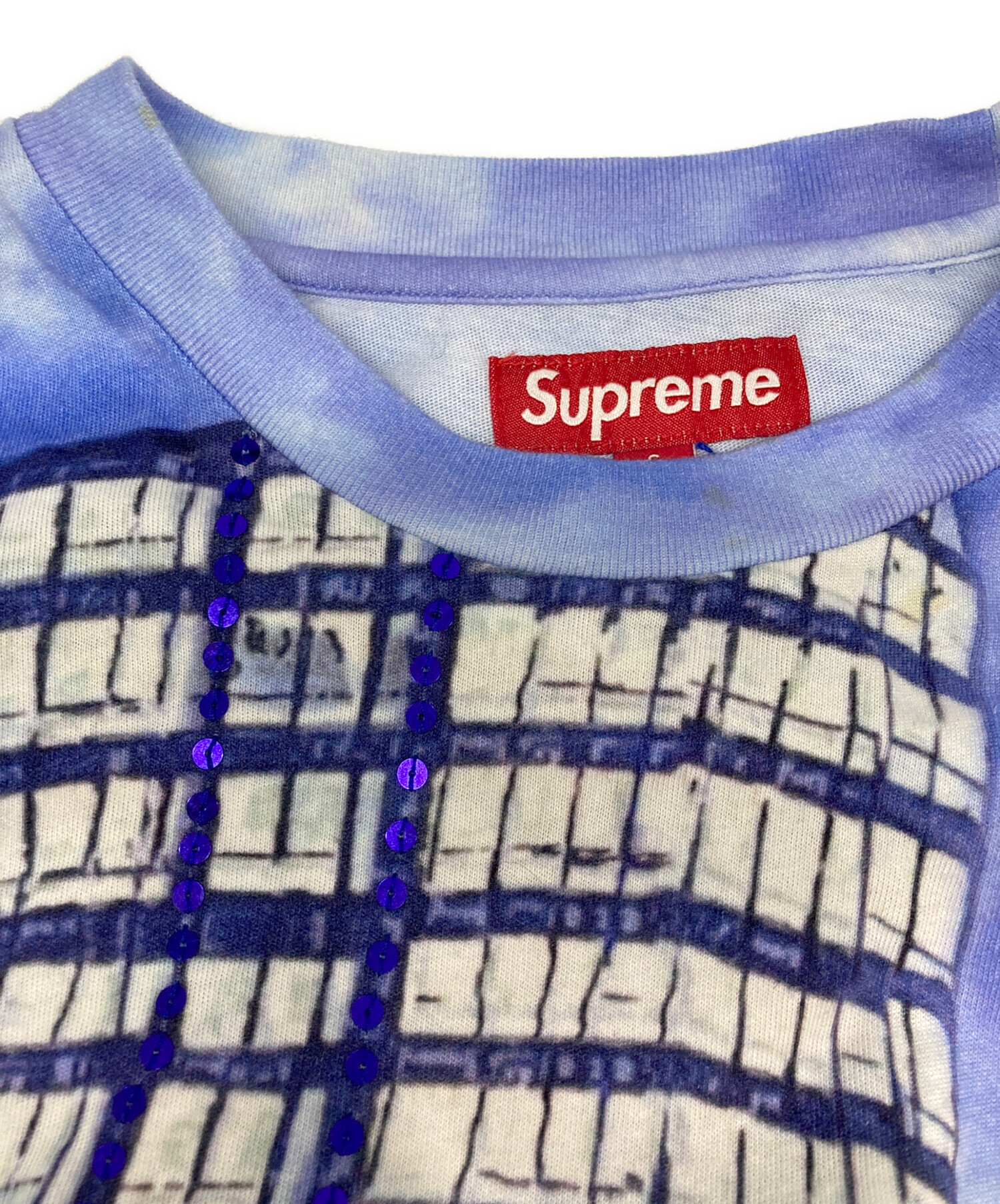 中古・古着通販】SUPREME (シュプリーム) Skyline Sequin L/S Top
