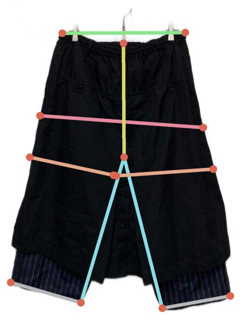 Yohji Yamamoto POUR HOMME テープ付き裾リブPT 2 中古・古着通販】Yohji Yamamoto pour homme (ヨウジヤマモト