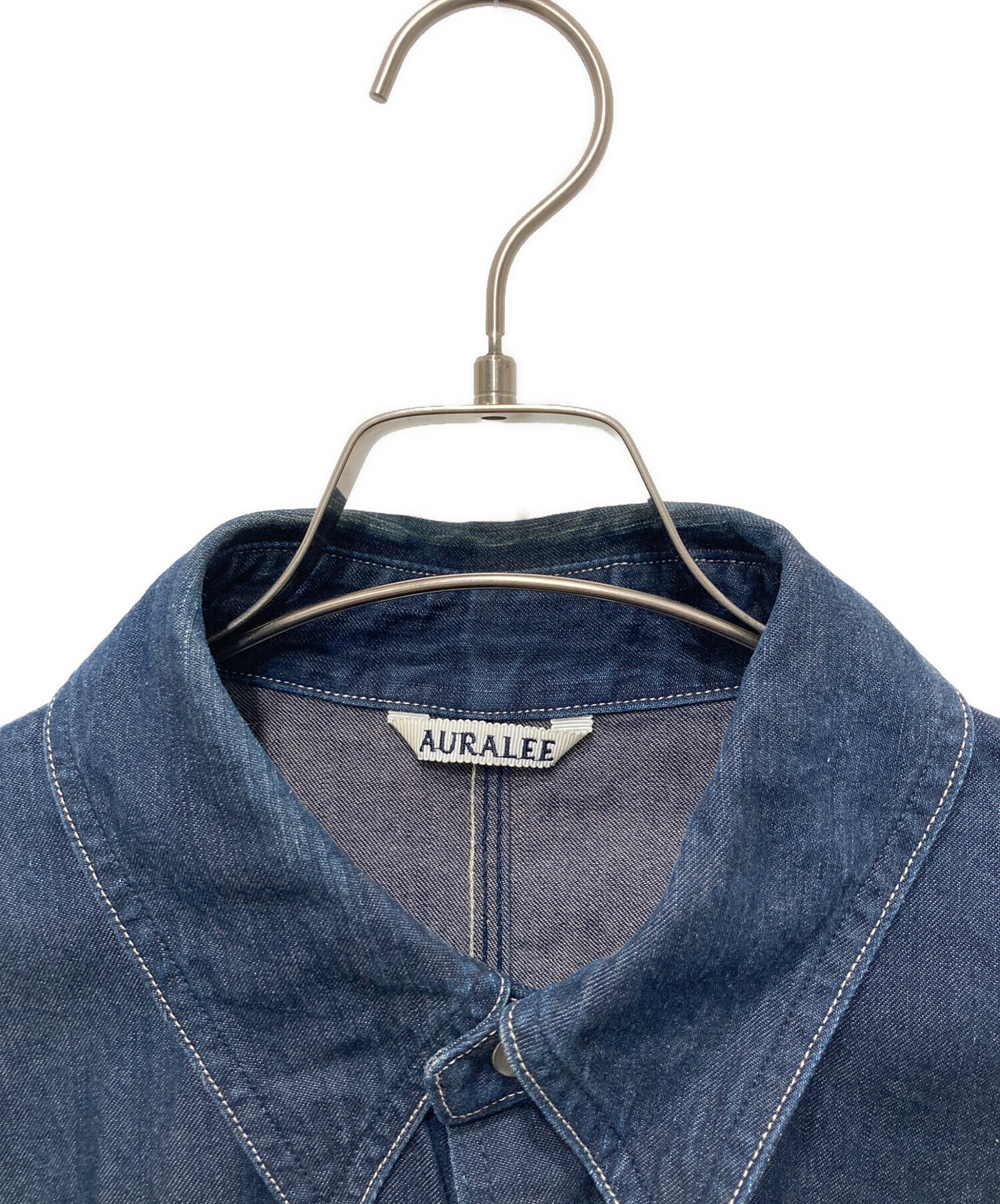 中古・古着通販】AURALEE (オーラリー) HARD TWIST LIGHT DENIM SHIRTS