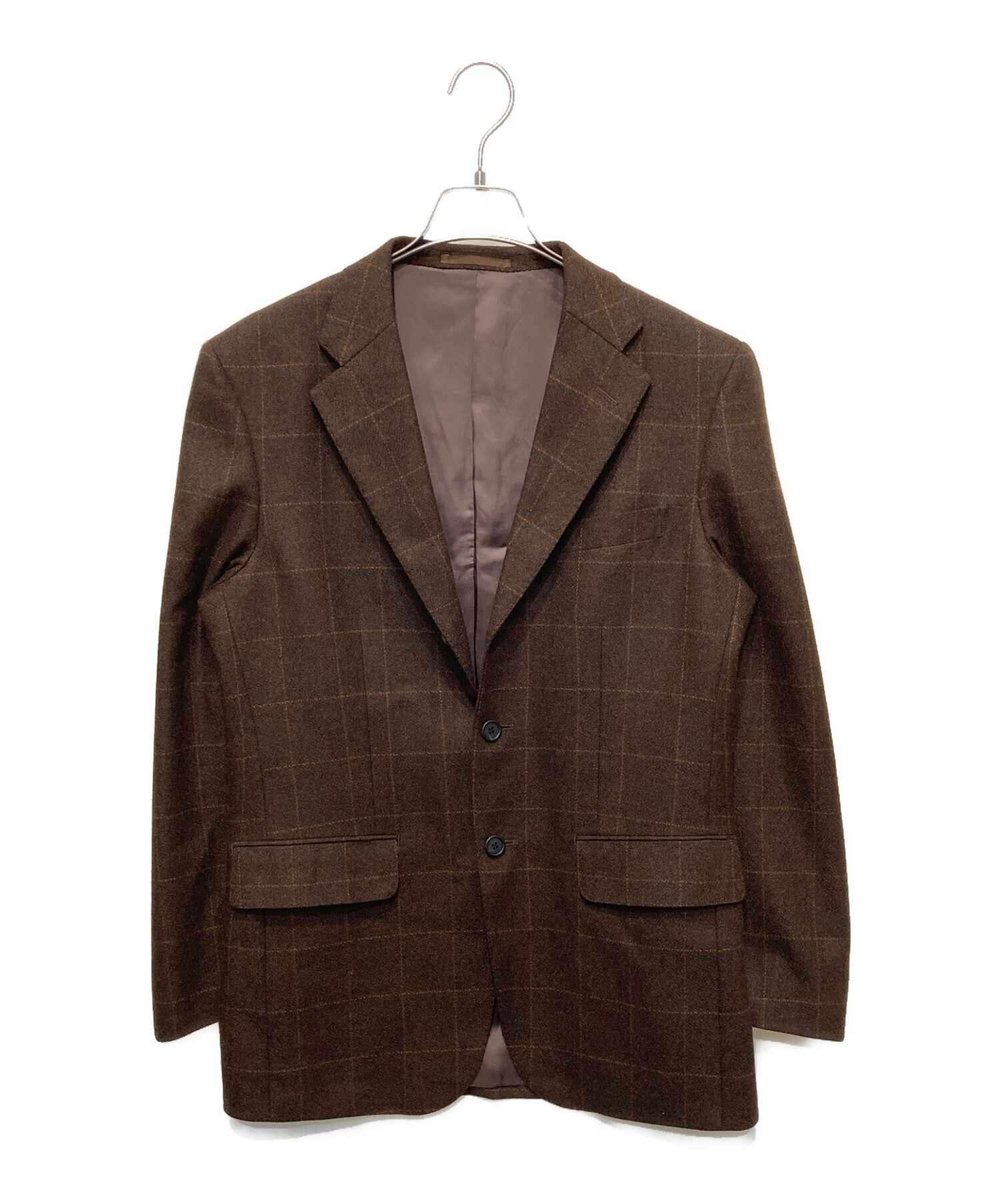 最終値下 ポールスミス　ブラウンチェックジャケット M 美品 中古・古着通販】Paul Smith London (ポールスミスロンドン) チェック