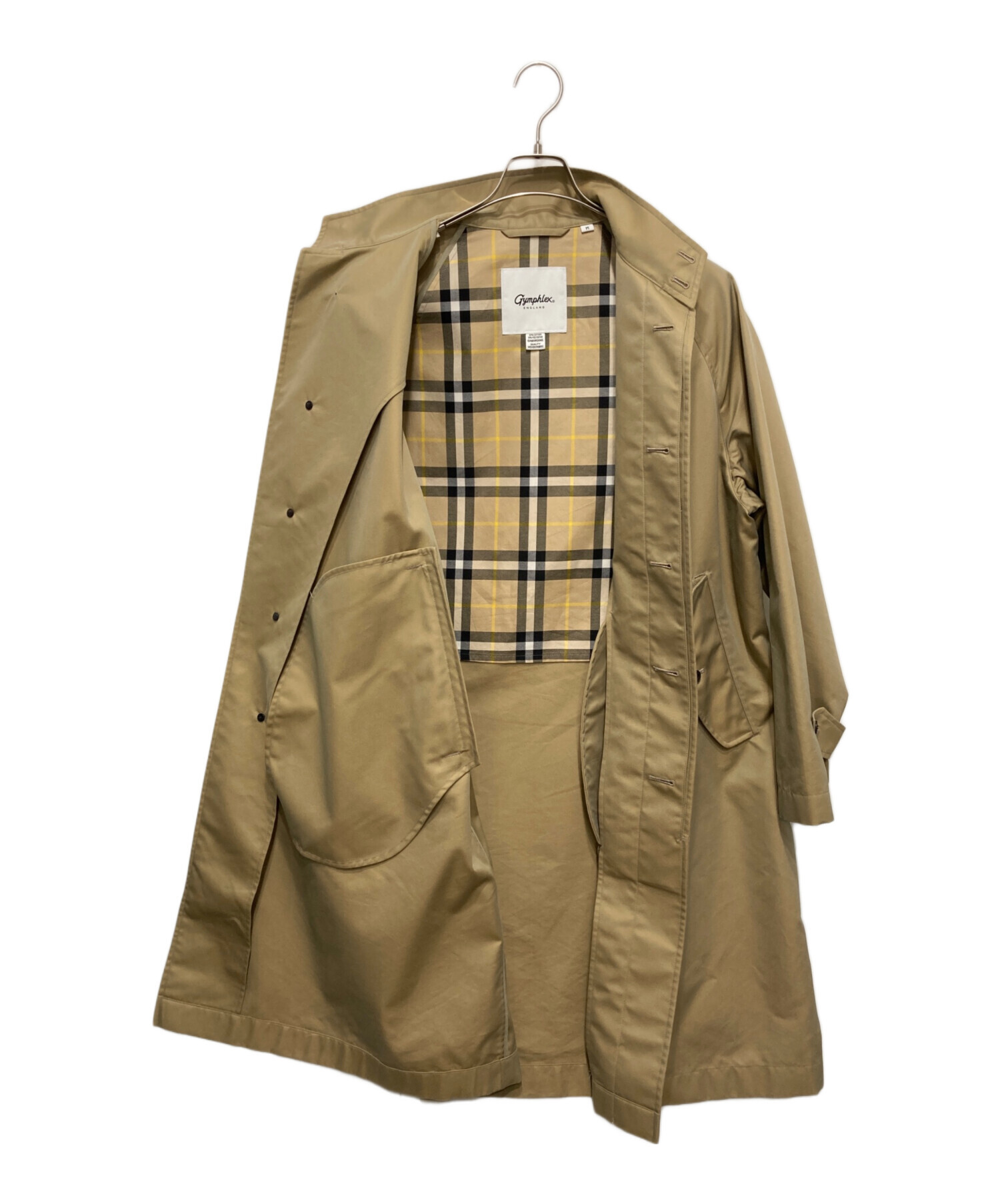 中古・古着通販】Gymphlex (ジムフレックス) T/C GABARDINE SWING COAT