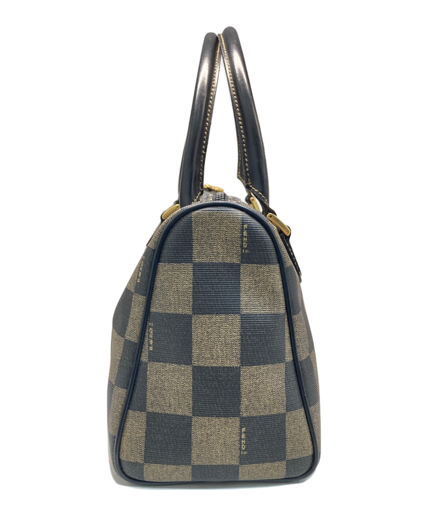 FENDI ペカン柄 ミニボストンバッグ 中古・古着通販】FENDI (フェンディ) ペカン柄ミニボストンバッグ