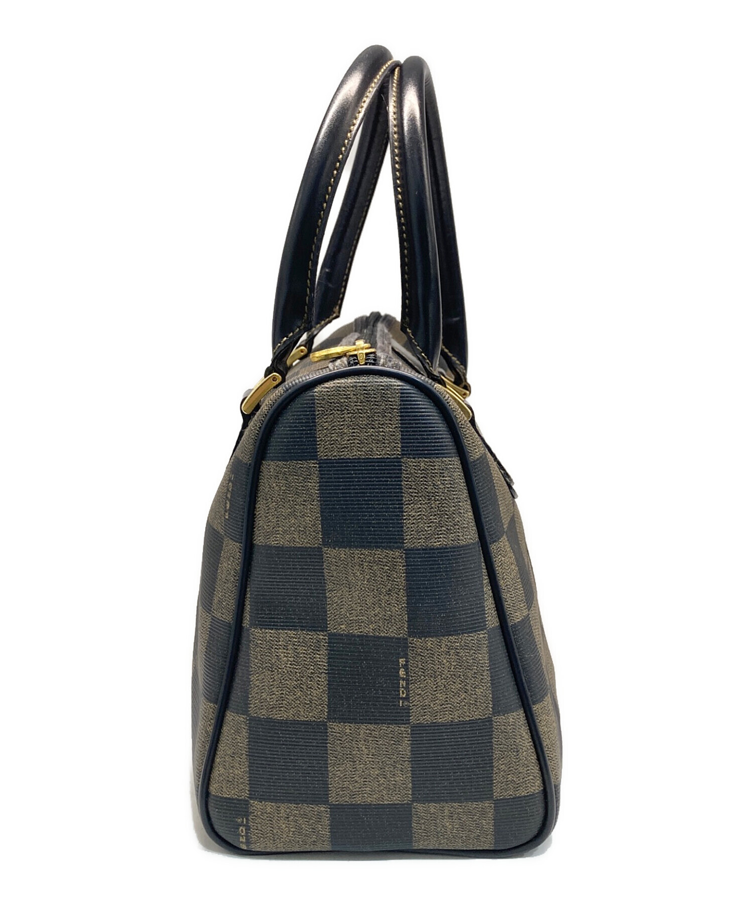 FENDI ペカン柄 ミニボストンバッグ 中古・古着通販】FENDI (フェンディ) ペカン柄ミニボストンバッグ