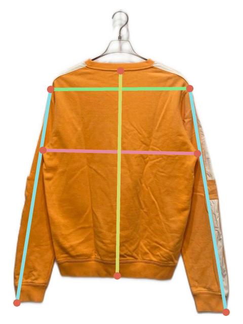 中古・古着通販】HERMES (エルメス) サイドラインスウェット オレンジ