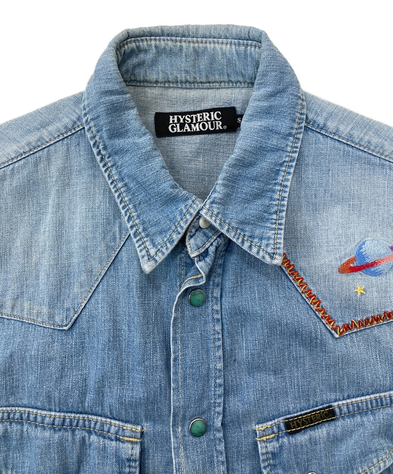 ヒステリックグラマー デニムシャツ(HYSTERIC GLAMOUR ヒステリックグラマー デニムシャツ(HYSTERIC GLAMOUR
