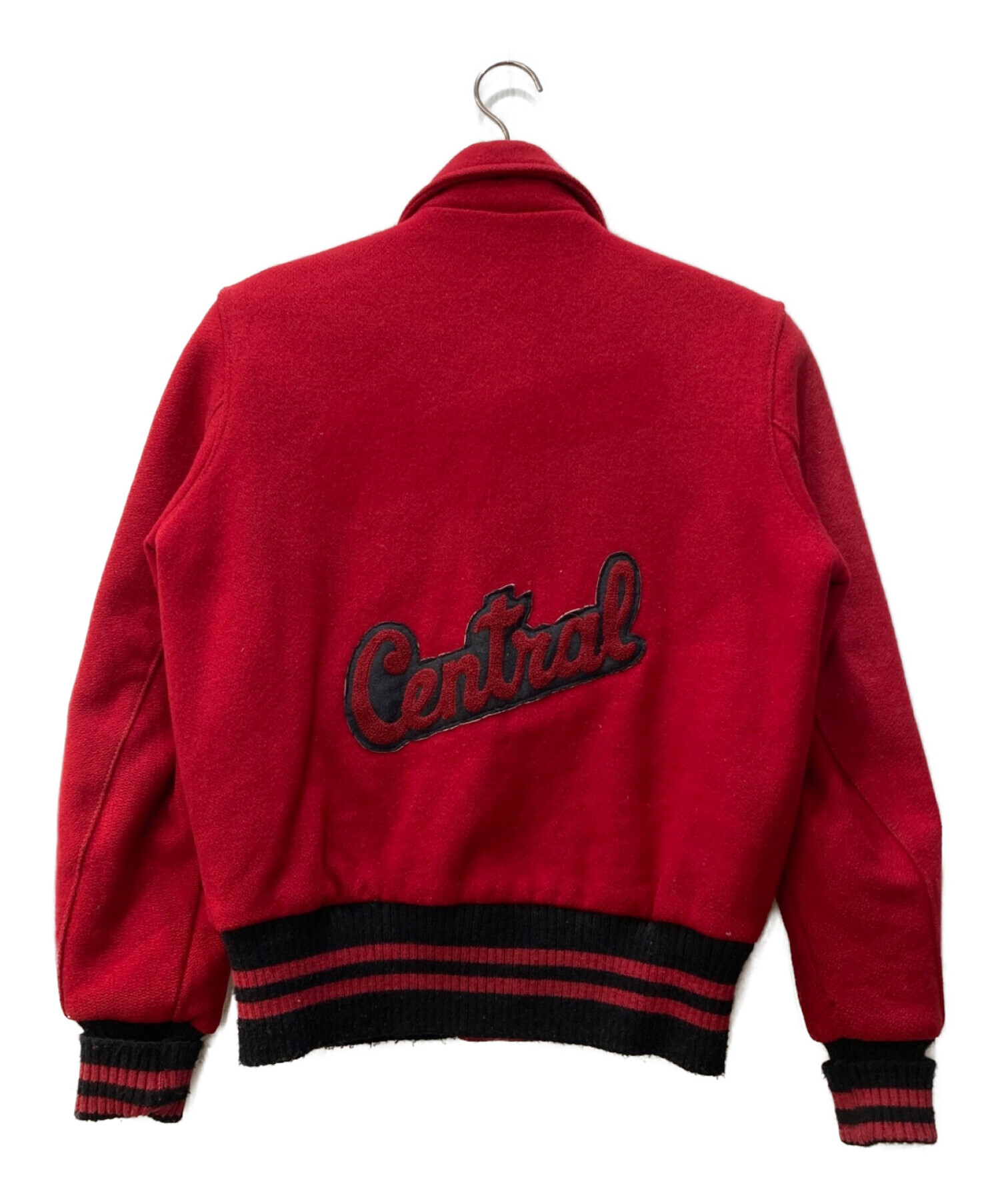 70s~ヴィンテージスタジャン　サイズ36 60s 70s BUTWIN ウールスタジャン えんじ 60s AWARD JACKET アワード