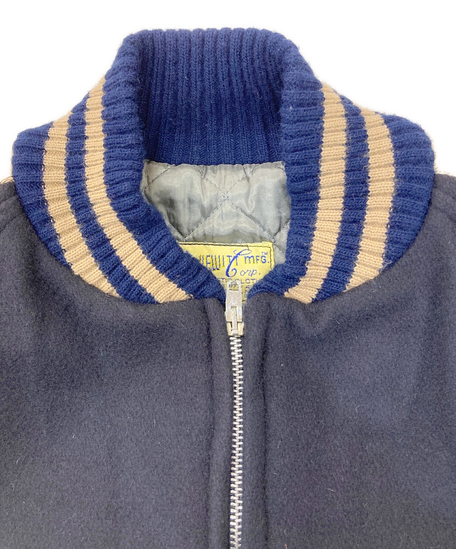 中古・古着通販】HEWITT (ヒューイット) USA製スタジャン ネイビー