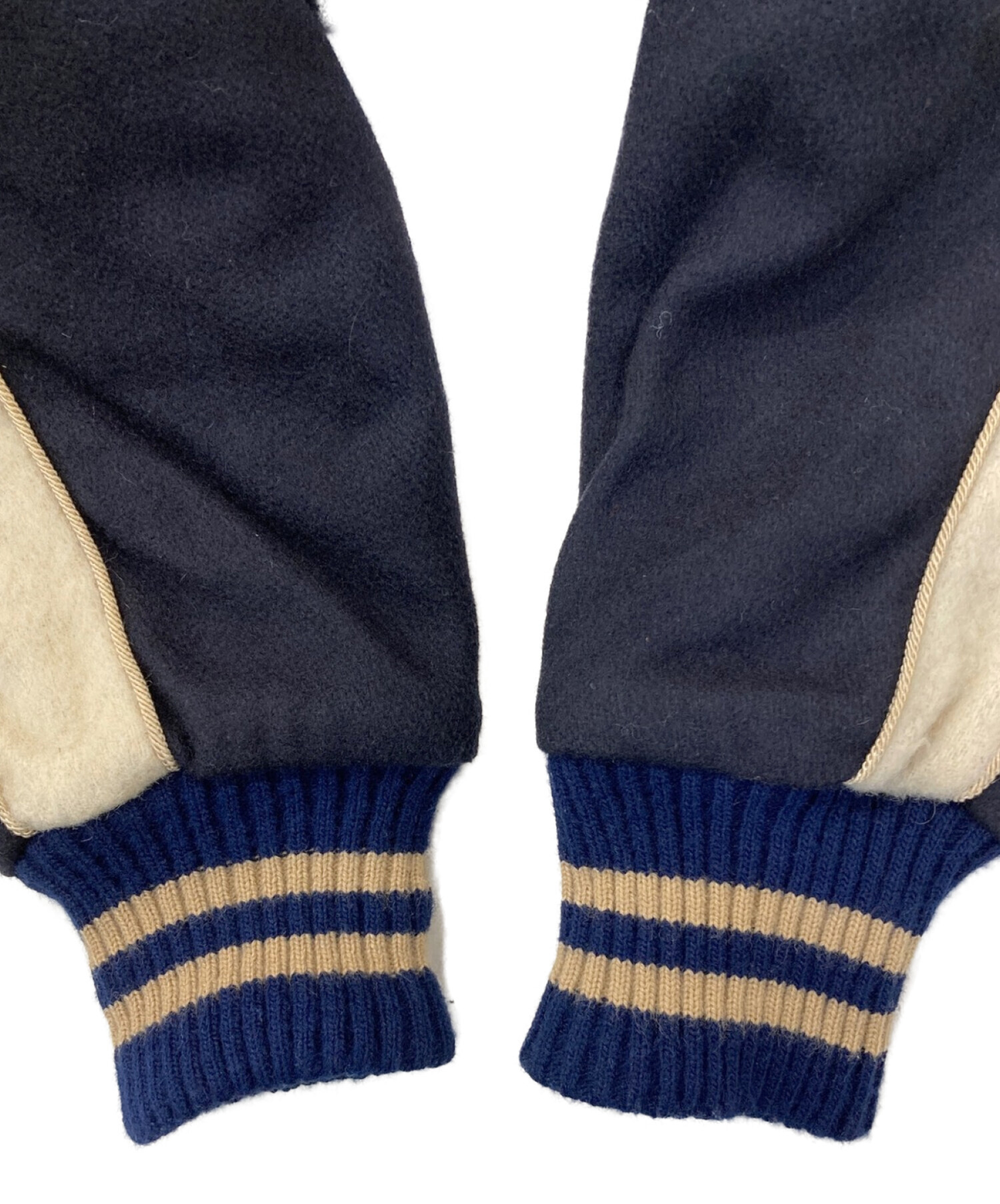 中古・古着通販】HEWITT (ヒューイット) USA製スタジャン ネイビー