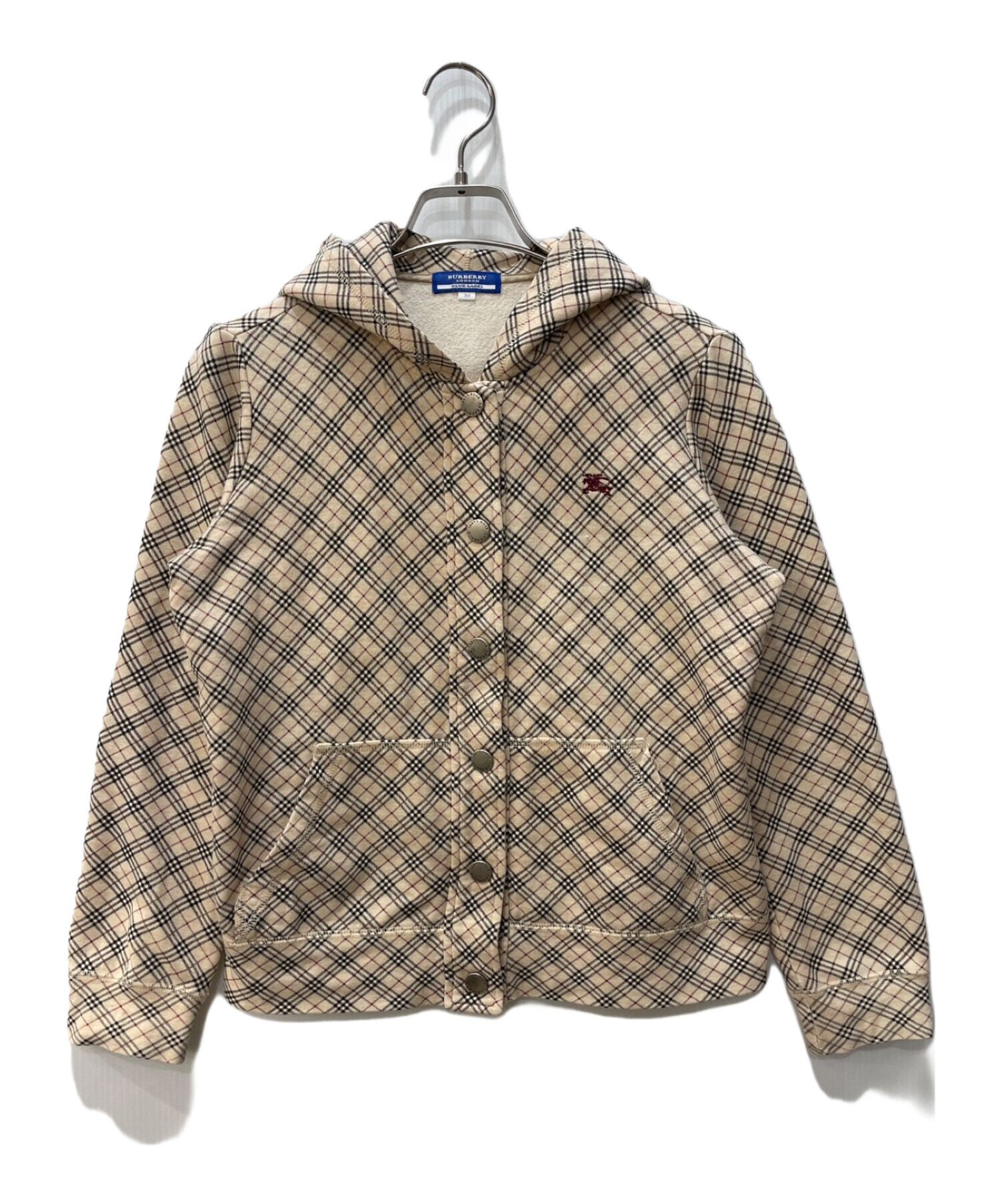 BURBERRY BLUE LABEL ノバチェック柄 ベアトップワンピース