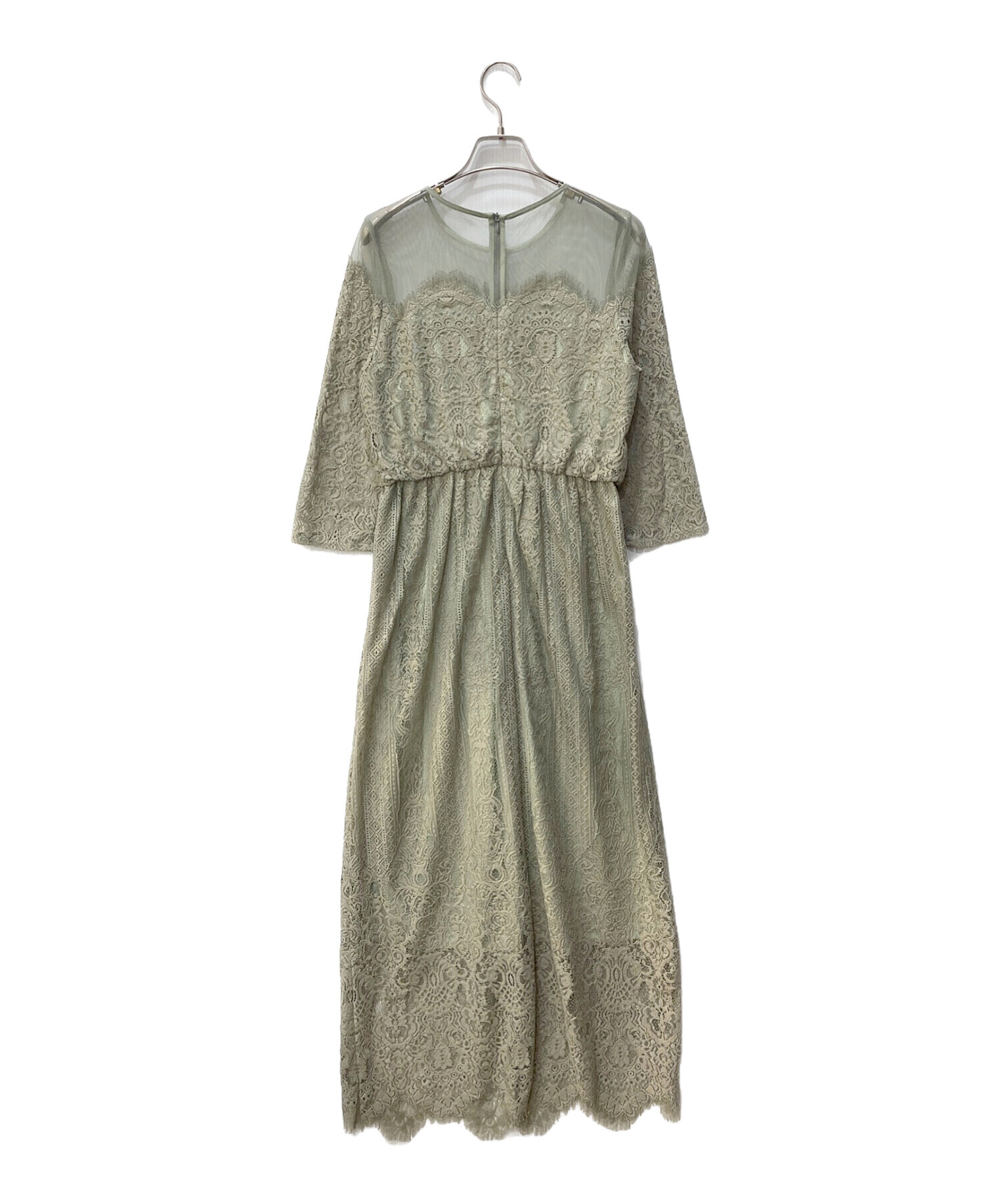 中古・古着通販】troisiemechaco (トロワズィエムチャコ) LACE PLEATED 