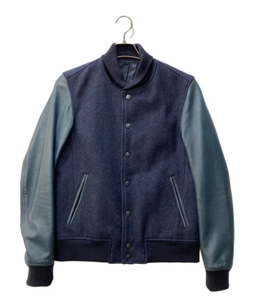 新品　タグ付き　studious レザースリーブ スタジャン　ダークグレー 3068000736913321_01_6663w.jpeg