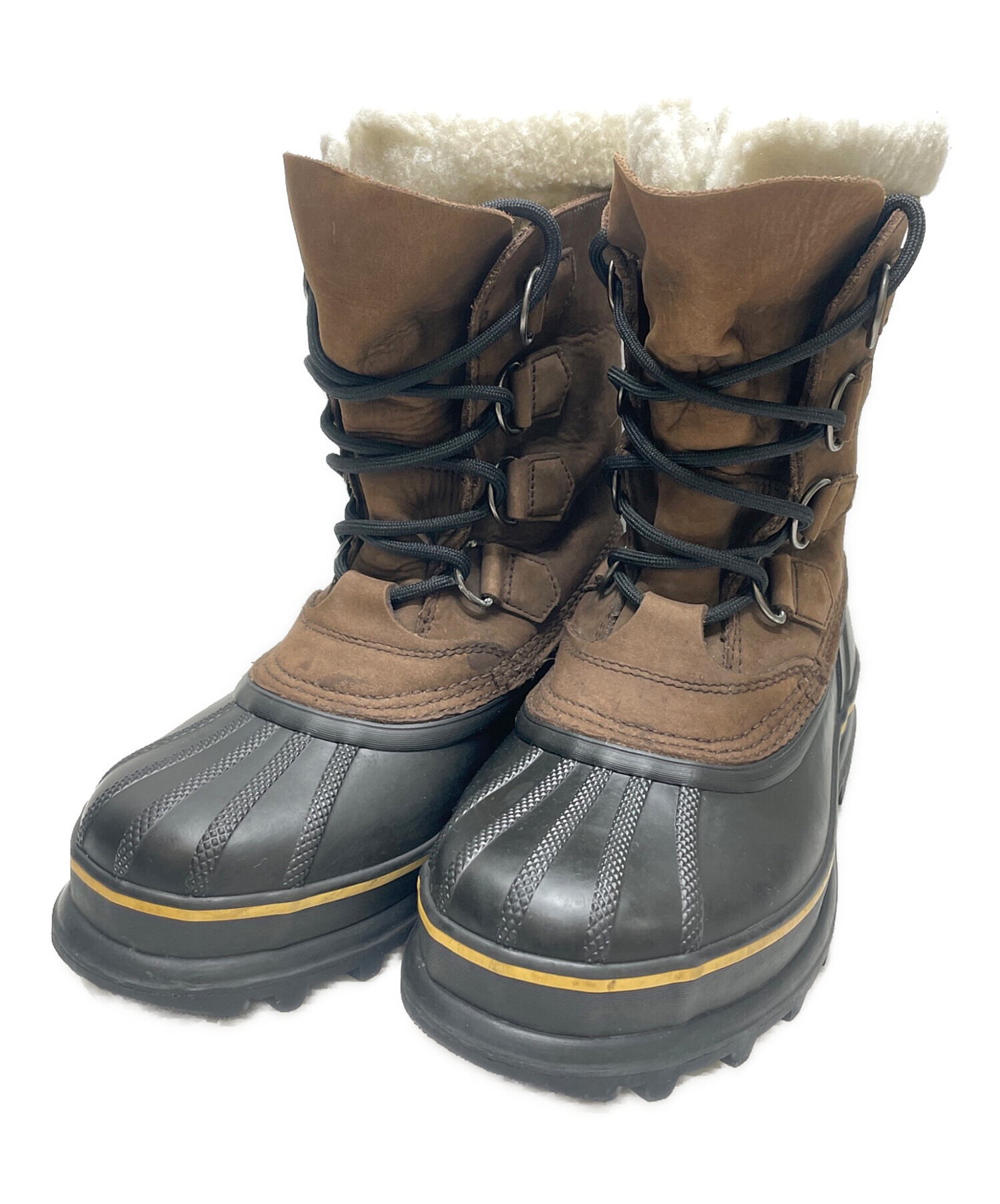 中古・古着通販】SOREL (ソレル) CARIBOUスノーブーツ ブラウン サイズ