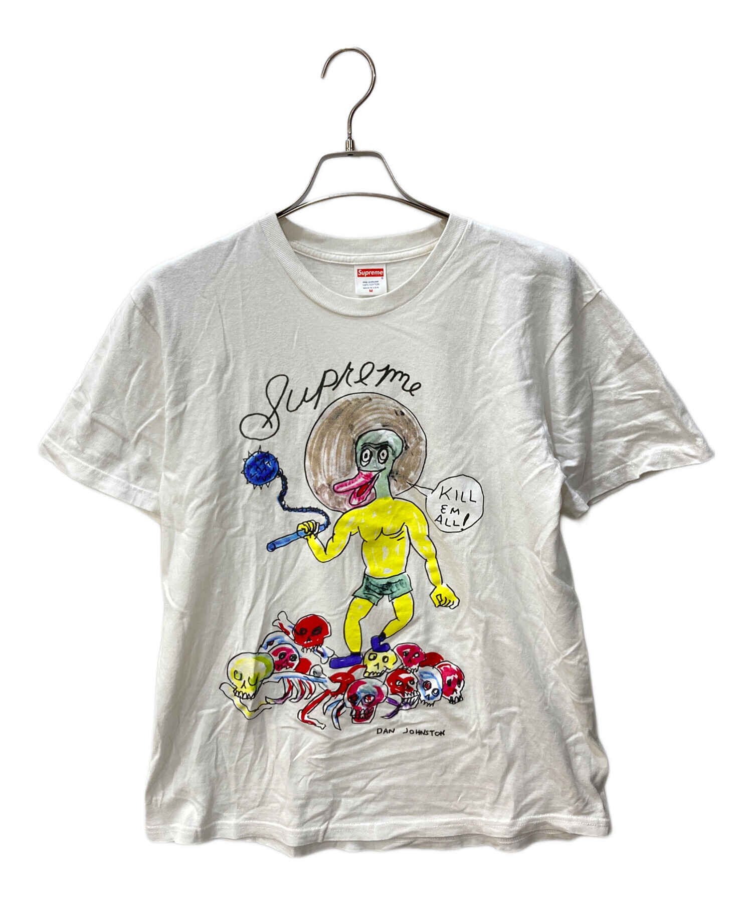 中古・古着通販】SUPREME (シュプリーム) Tシャツ ホワイト サイズ:M 