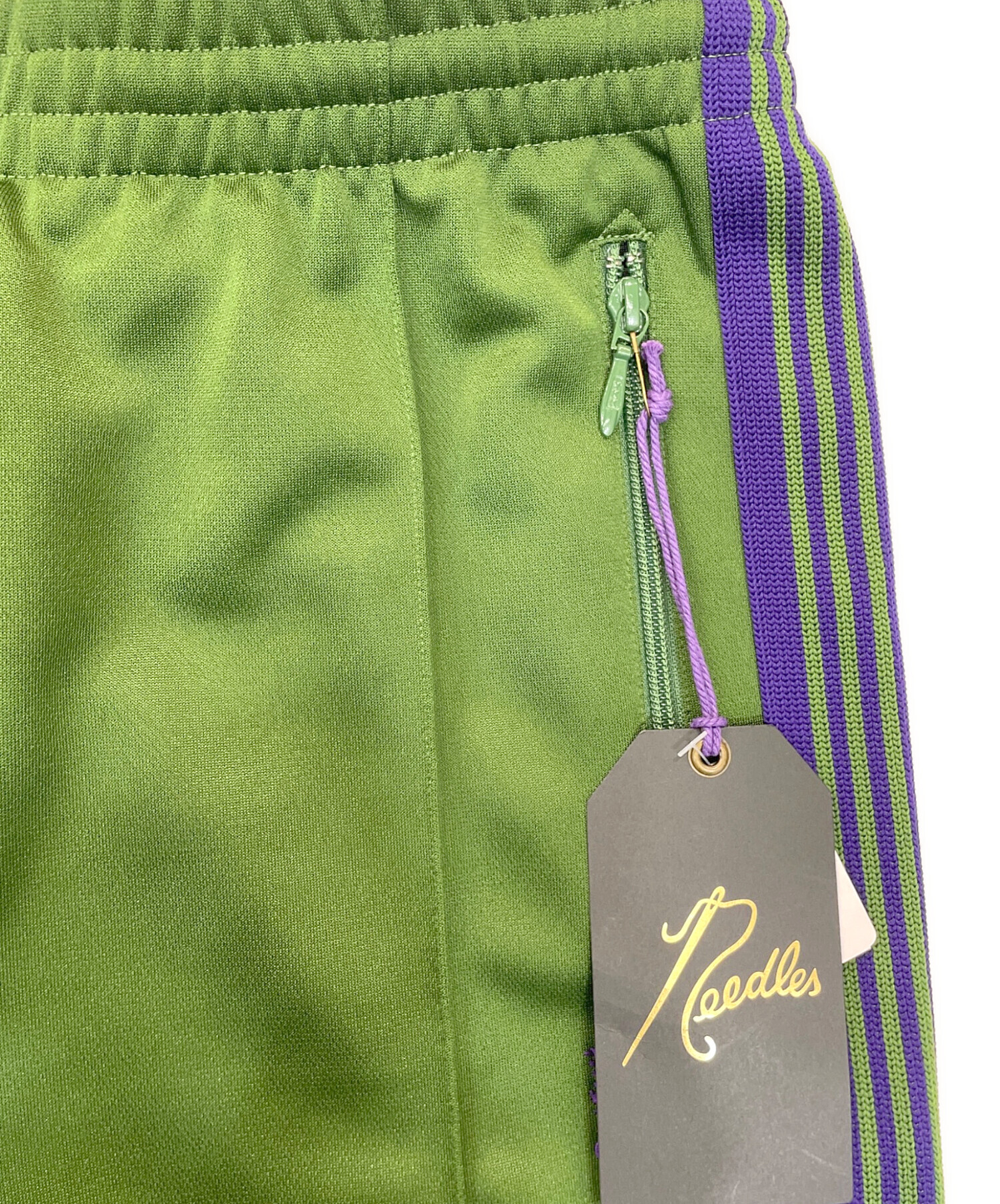 中古・古着通販】Needles (ニードルズ) Narrow Track Pant グリーン