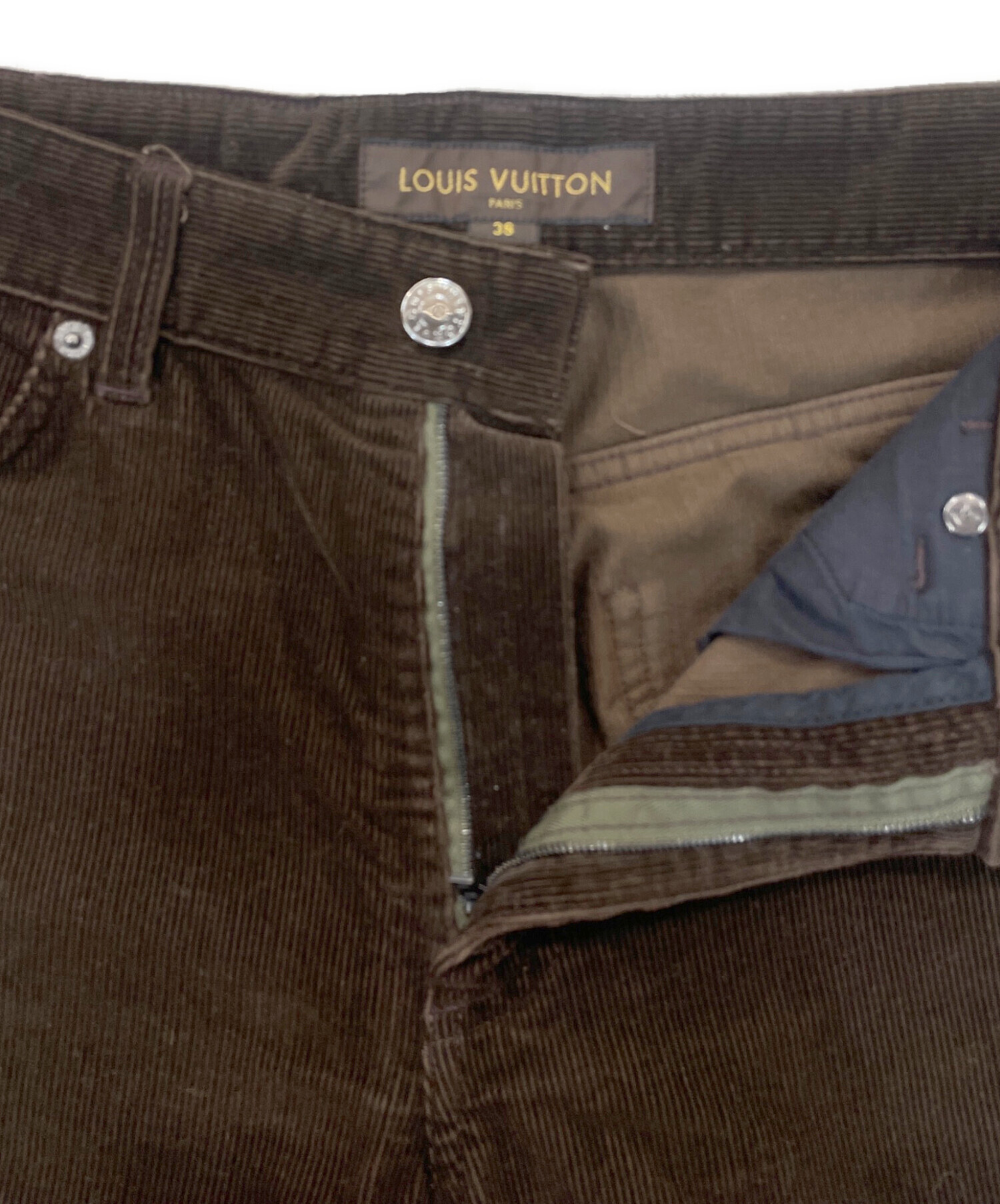 LOUIS VUITTON ルイヴィトン 90S コーデュロイ セットアップ スーツ 