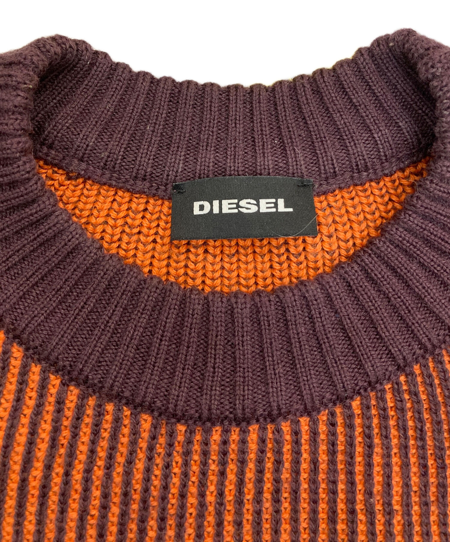 中古・古着通販】DIESEL (ディーゼル) ブレイブマンパッチニット