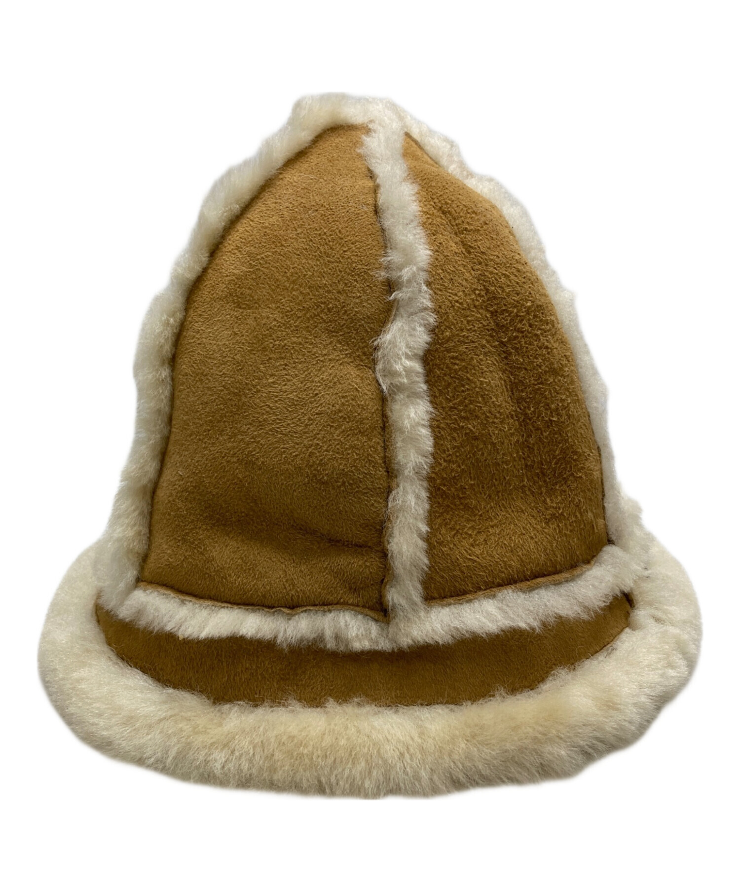 新品未使用UGGムートンハット帽子アグ バケハ シープスキンチェス