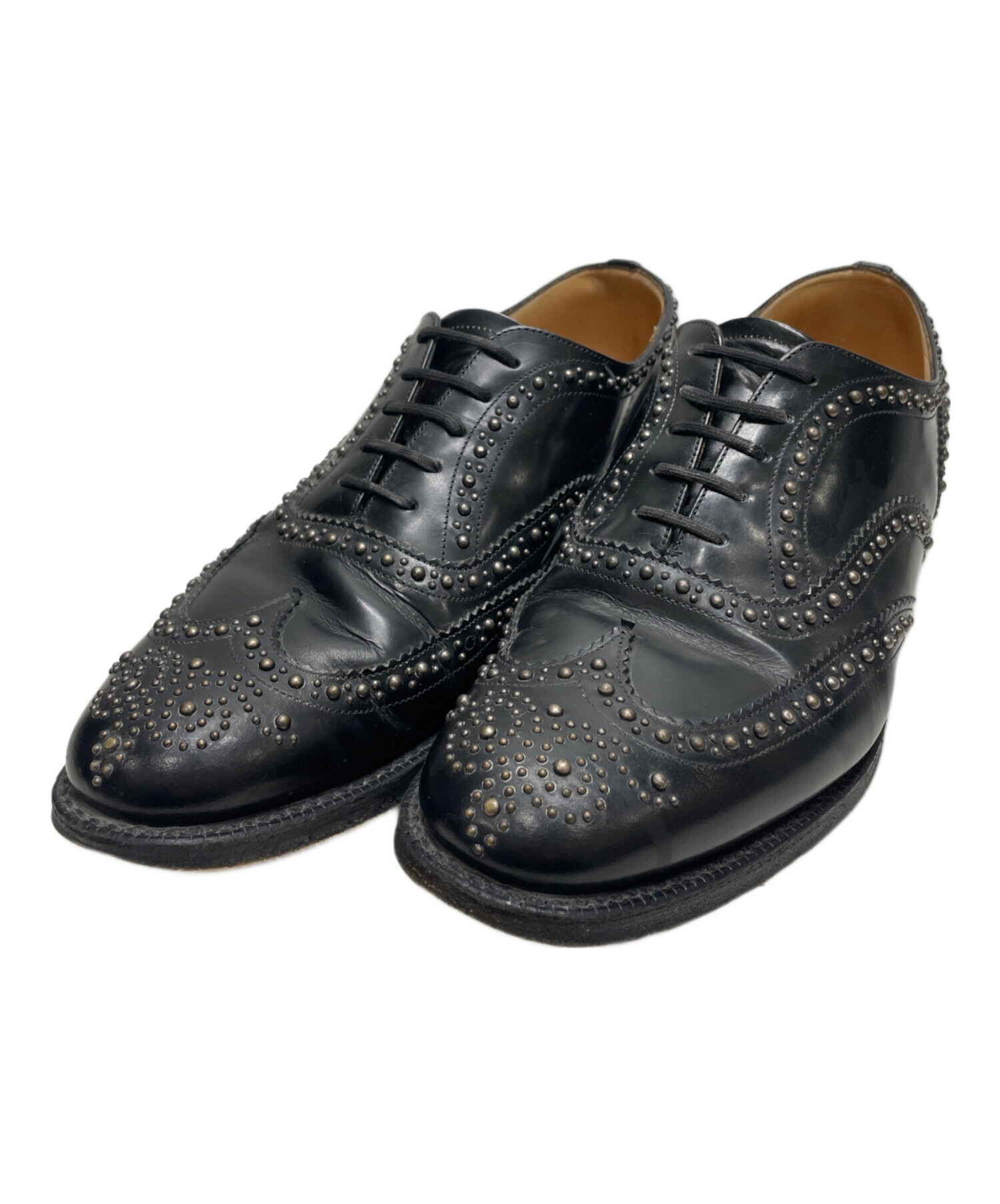 中古・古着通販】CHURCH'S (チャーチ) スタッズウィングチップシューズ
