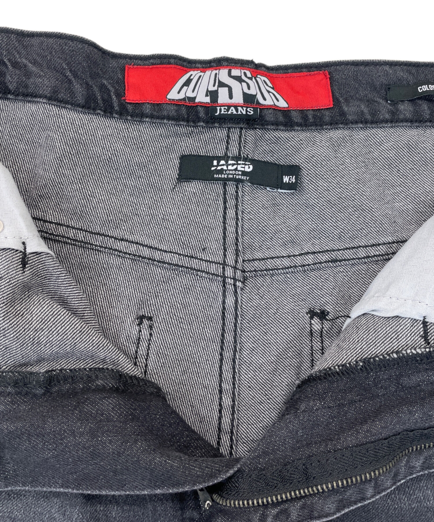 Jaded London LDNロゴ ダークデニム W34 中古・古着通販】Jaded London (ジェイデッドロンドン) デニムパンツ