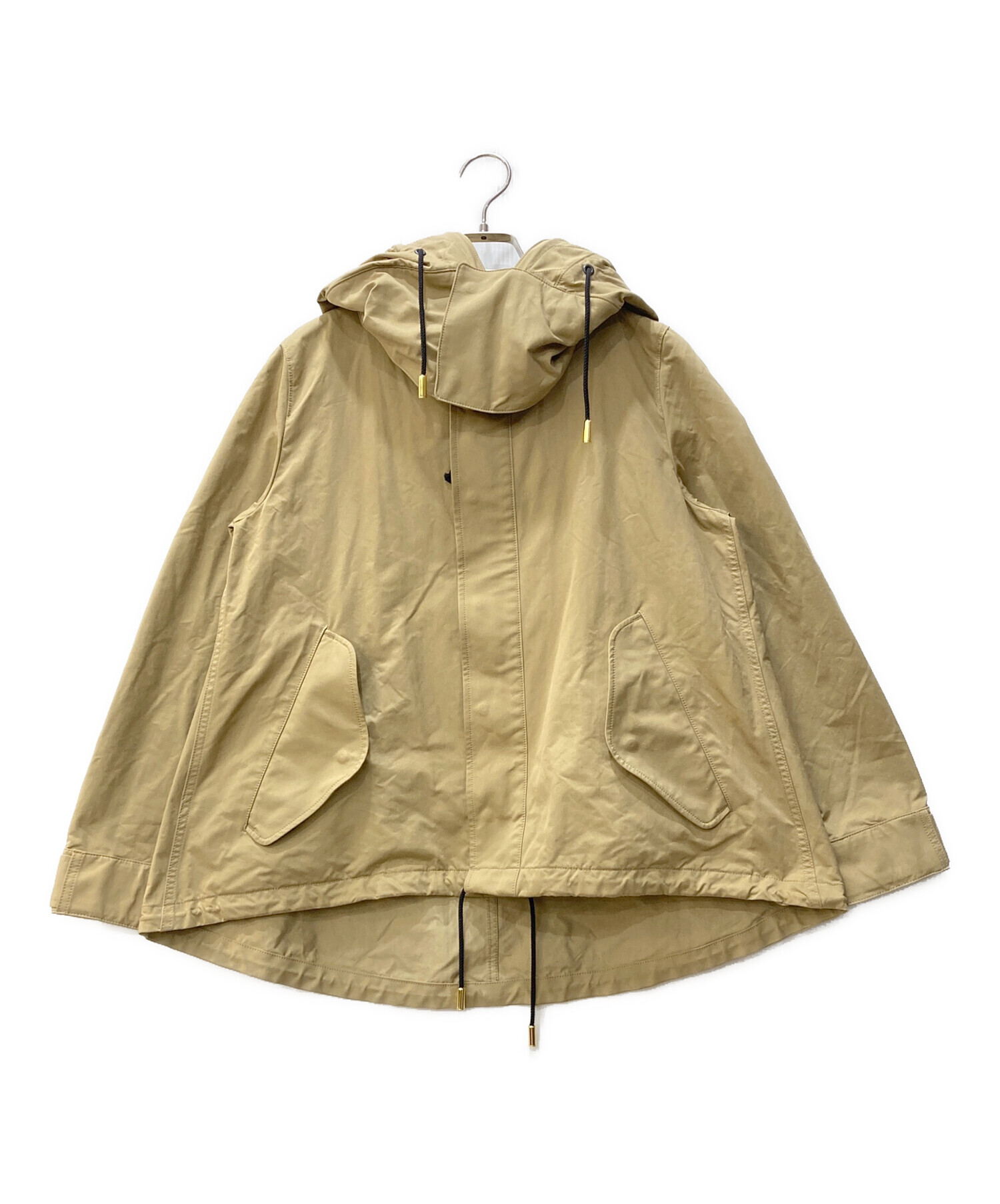 【まっすー様】人気 リラクス RERACS ショートモッズコート ベージュ 中古・古着通販】THE RERACS (ザ リラクス) ショートモッズコート