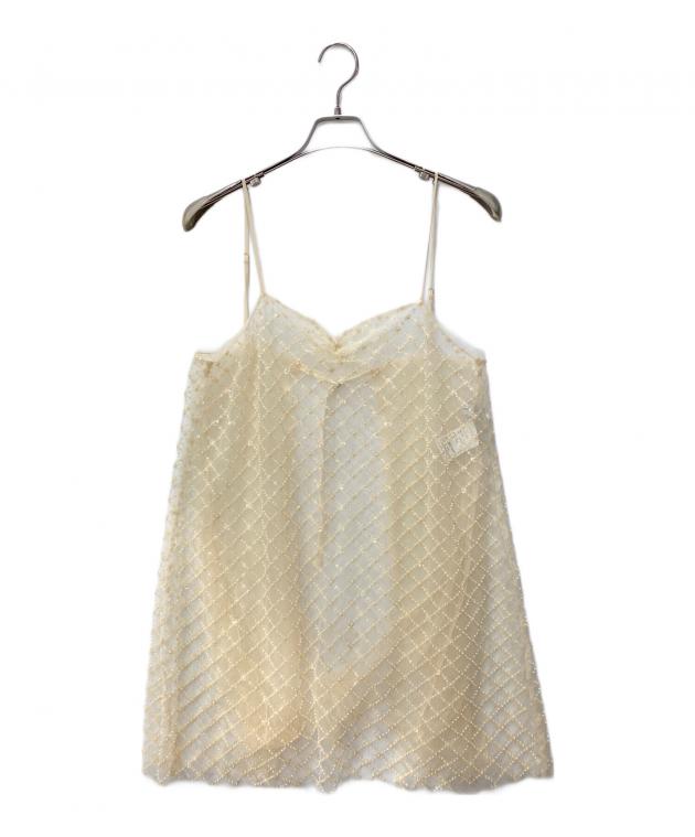 メゾンスペシャル Flower Beads Camisole Tunic