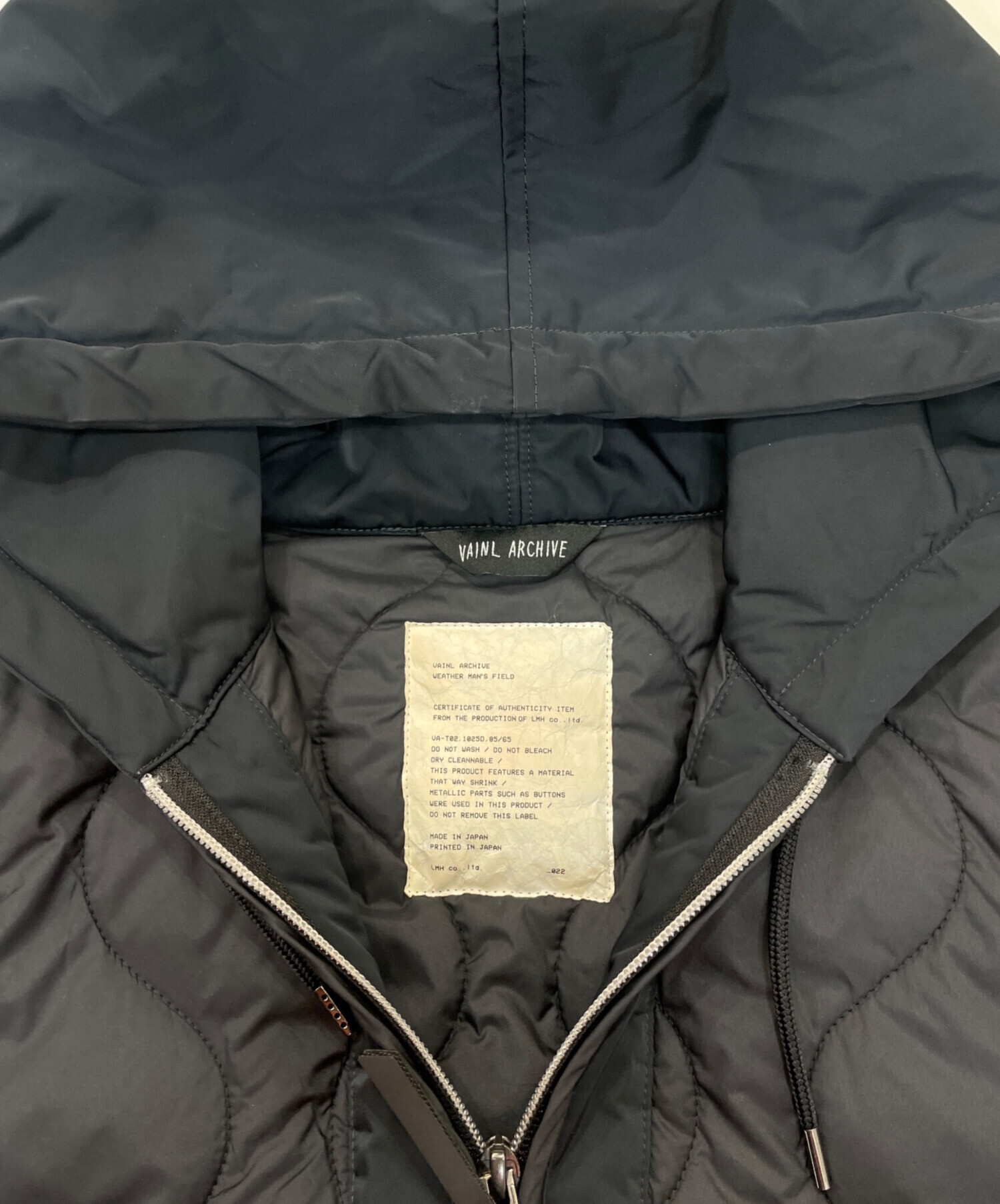 vainl archive キルティングジャケット ヴァイナルアーカイブ 中古・古着通販】VAINL ARCHIVE (ヴァイナルアーカイブ) キルティング