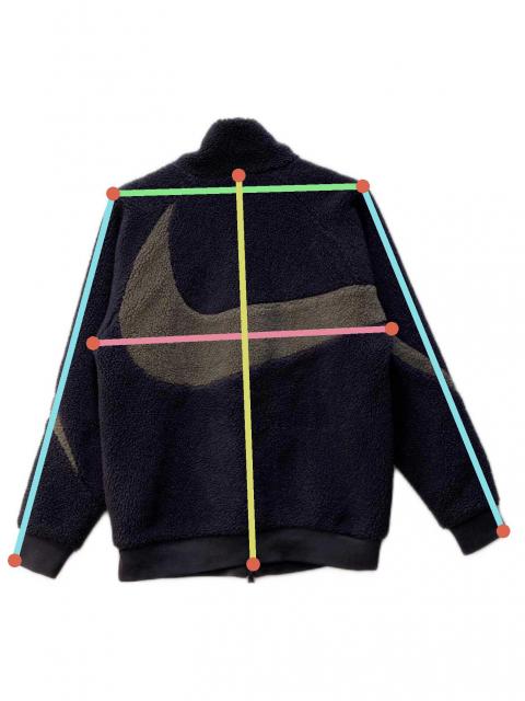 中古・古着通販】NIKE (ナイキ) リバーシブルボアジャケット パープル