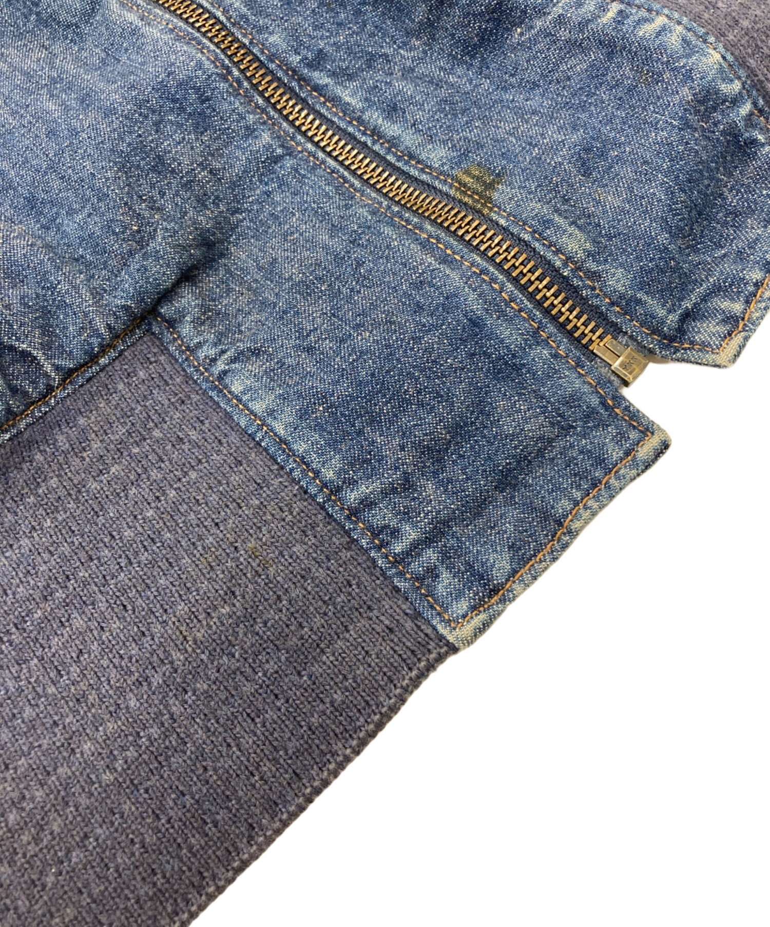 中古・古着通販】TRUSSARDI (トラサルディ) デニムブルゾン インディゴ 