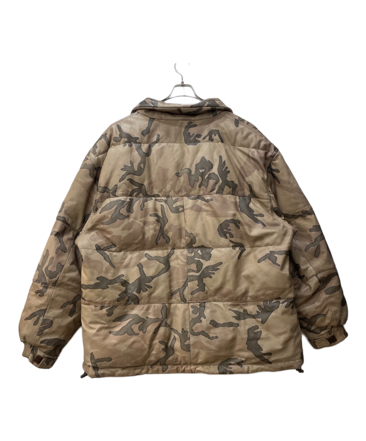 中古・古着通販】PELLECYMA (ペレシーマ) カウレザーダウンジャケット 