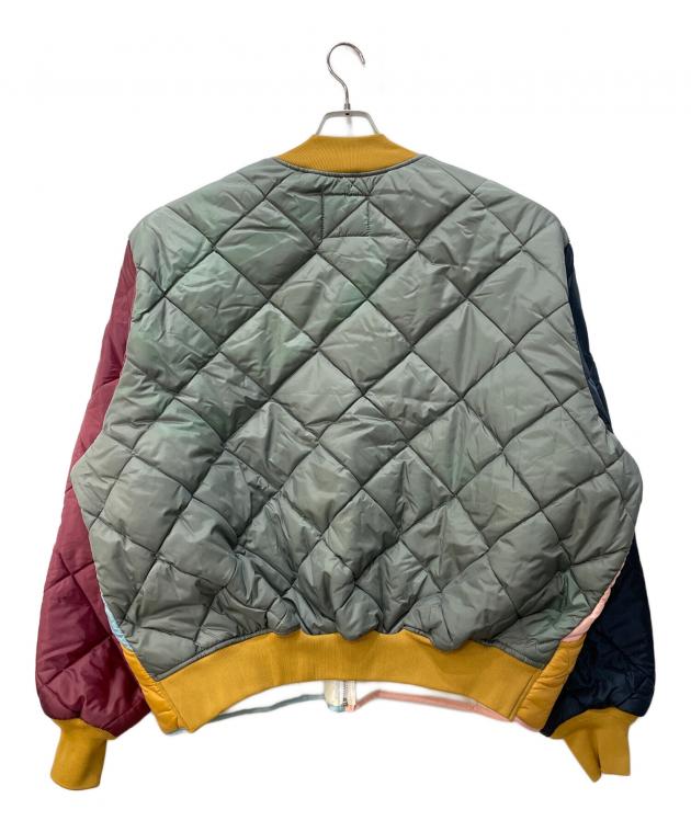 未使用タグ付き モノグラム キルティング ブルゾン ダウンジャケット 中古・古着通販】Snap'n'Wear (スナップンウェア) キルティング