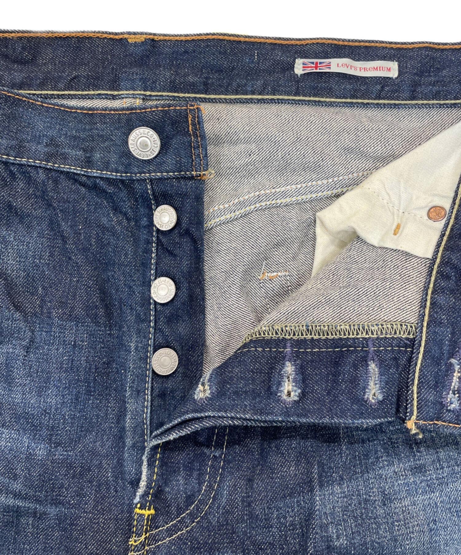 中古・古着通販】LEVI'S (リーバイス) 501 セルビッチデニムパンツ