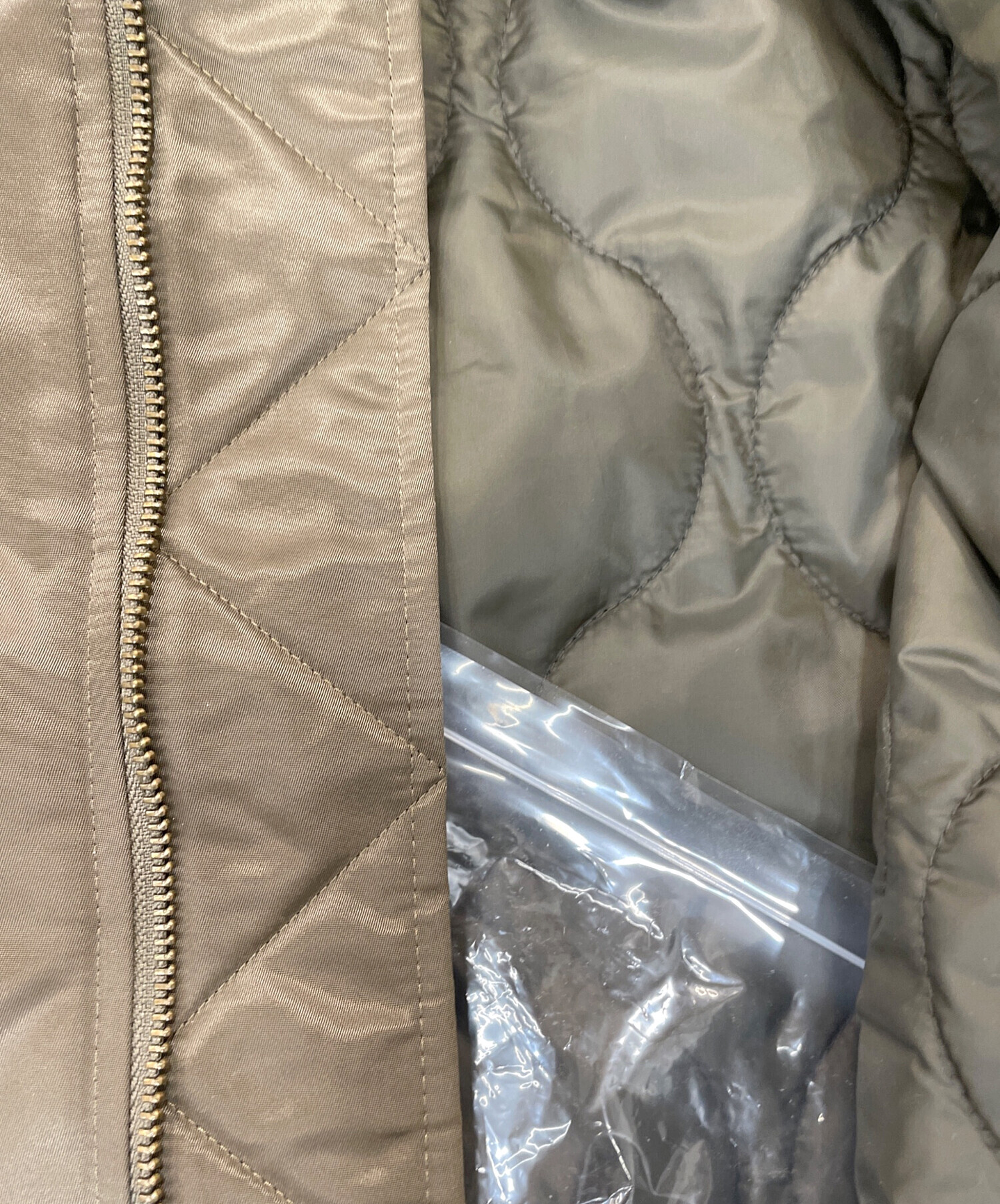 【古着】UNTITLED ロングコート Mサイズ ベージュ 中古・古着通販】UNTITLED (アンタイトル) MA-1ロングコート