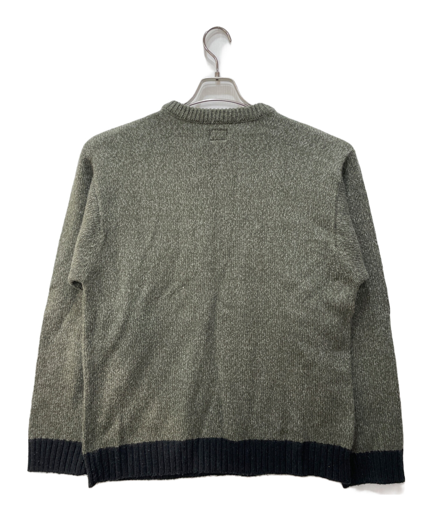 中古・古着通販】stussy (ステューシー) Sロゴニット カーキ サイズ:L