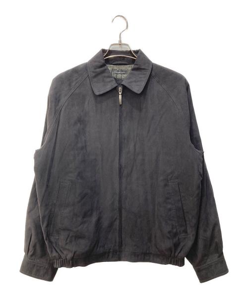 Claiborne クレイボーン ウールジャケット ブルゾン ハーフコート 中古・古着通販】Claiborne (クレイボーン) ジャケット ブラック