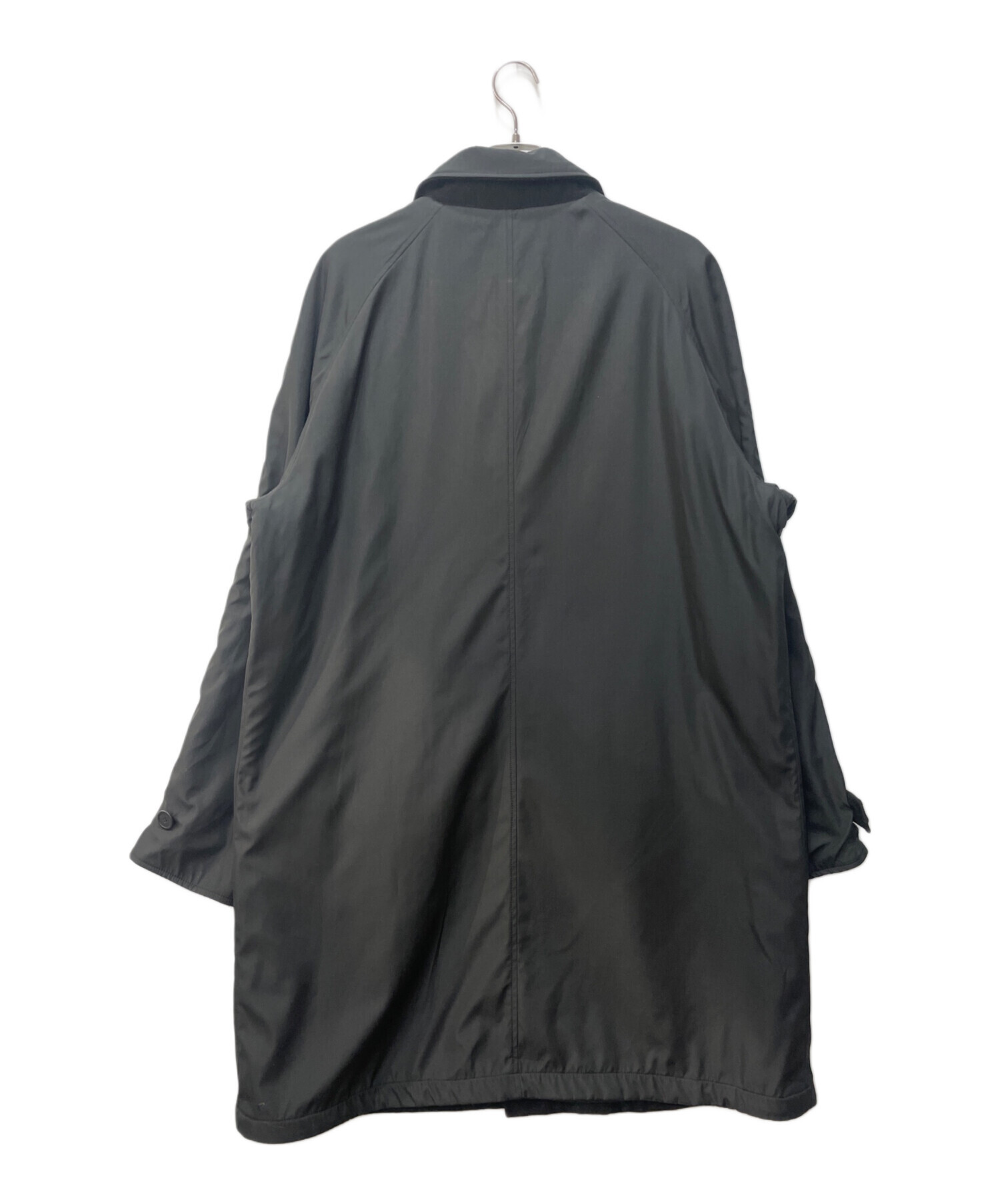 VERSACE CLASSIC ブラック ステンカラーコート　リバーシブル 中古・古着通販】VERSACE CLASSIC (ヴェルサーチクラシック