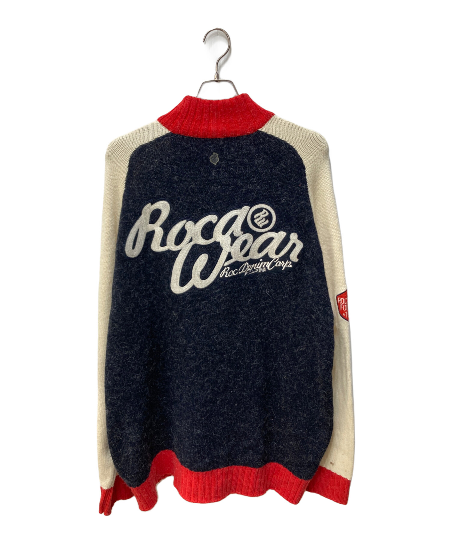 中古・古着通販】ROCA WEAR (ロカウェア) フルジップニットジャケット