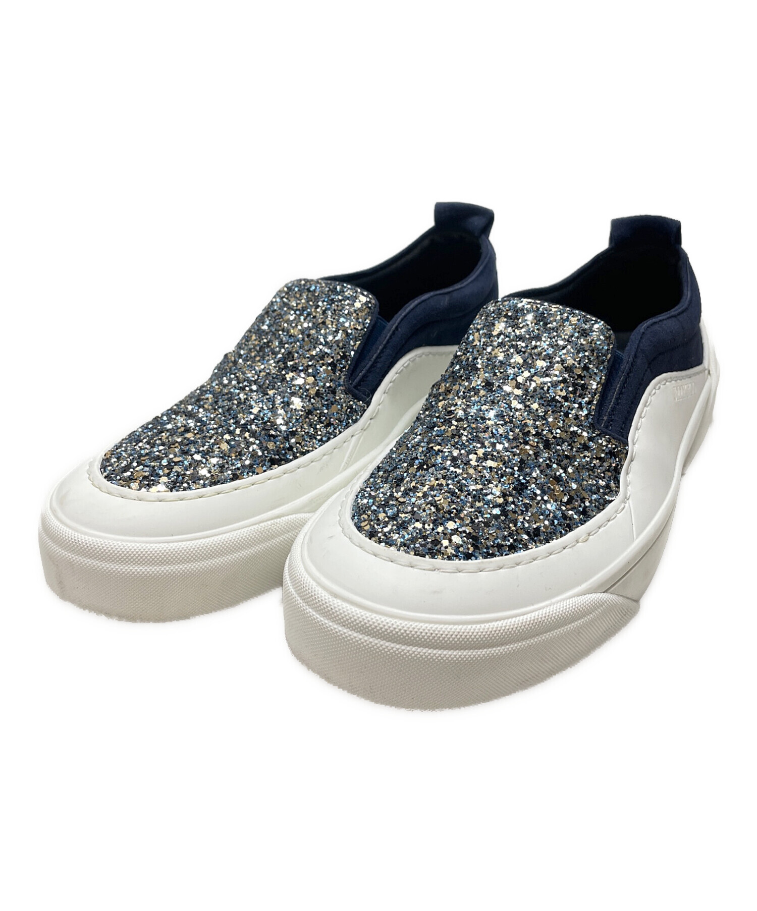 中古・古着通販】JIMMY CHOO (ジミーチュウ) スパンコールスリッポン 
