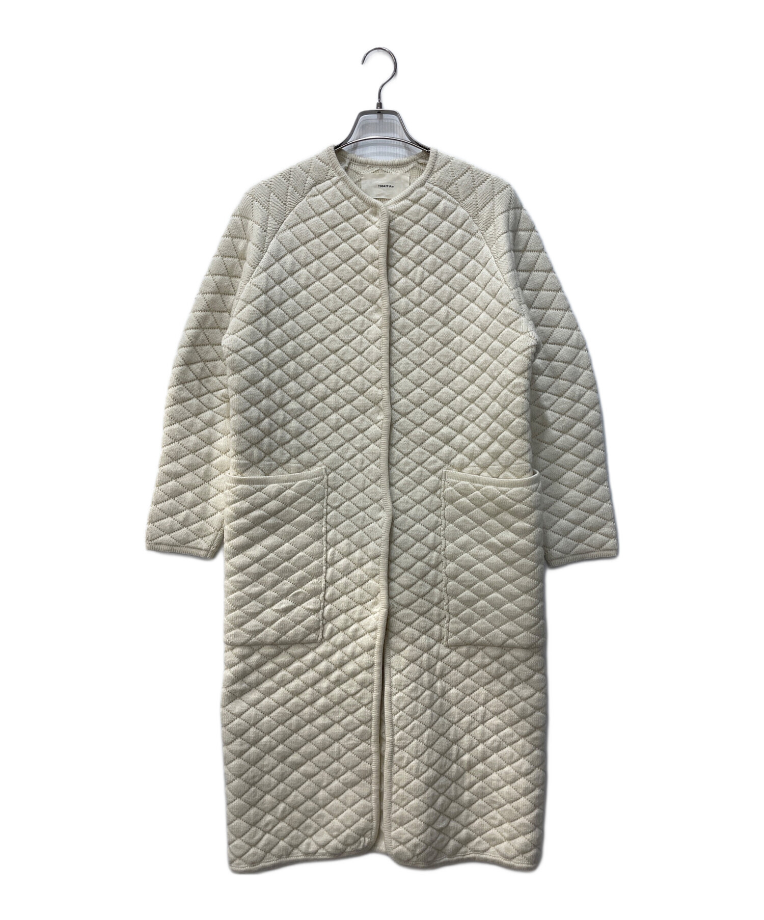 中古・古着通販】TODAYFUL (トゥデイフル) キルティングニットコート  