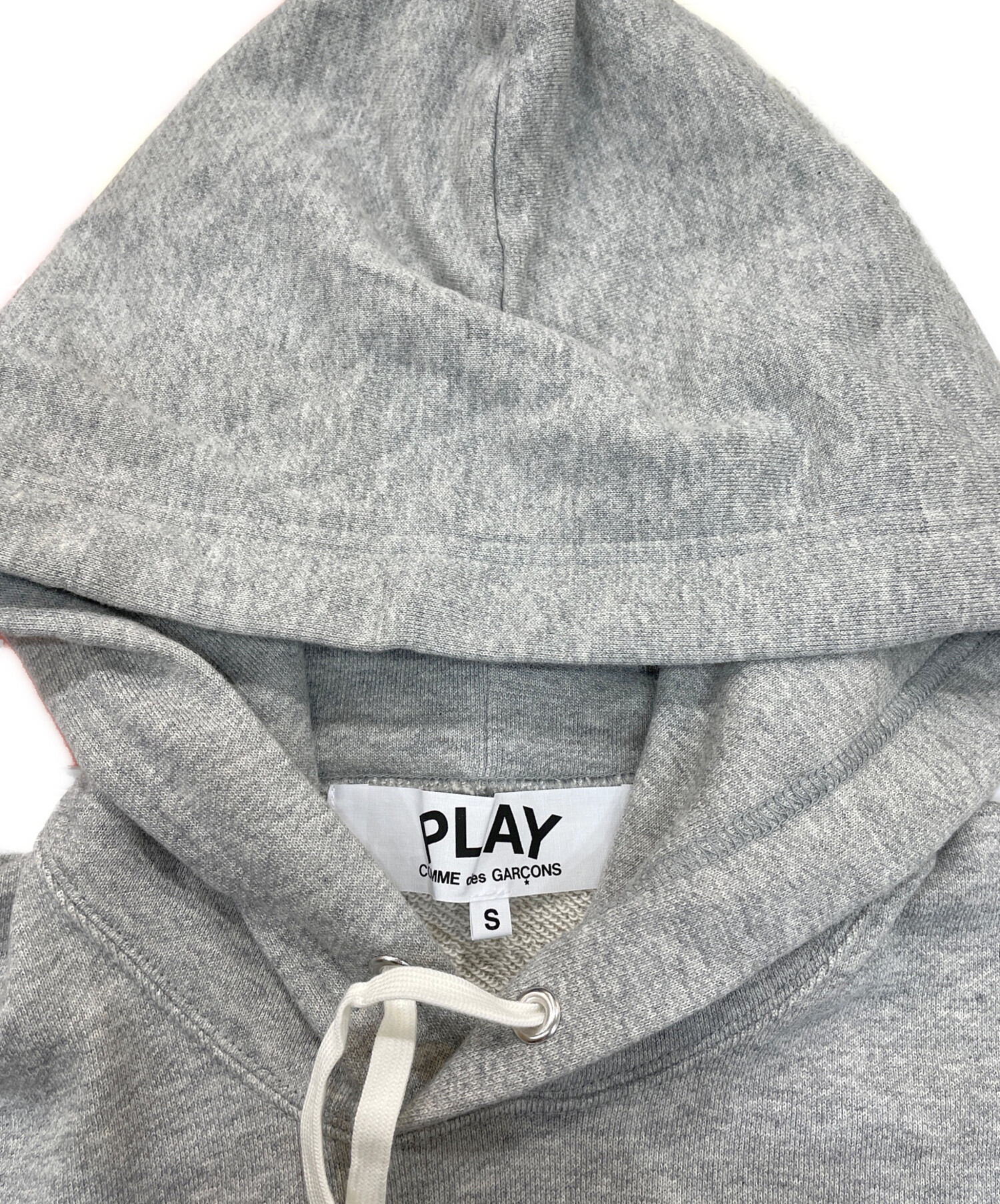 PLAY COMME des GARÇONS グレー パーカー S COMME des GARÇONS PLAY