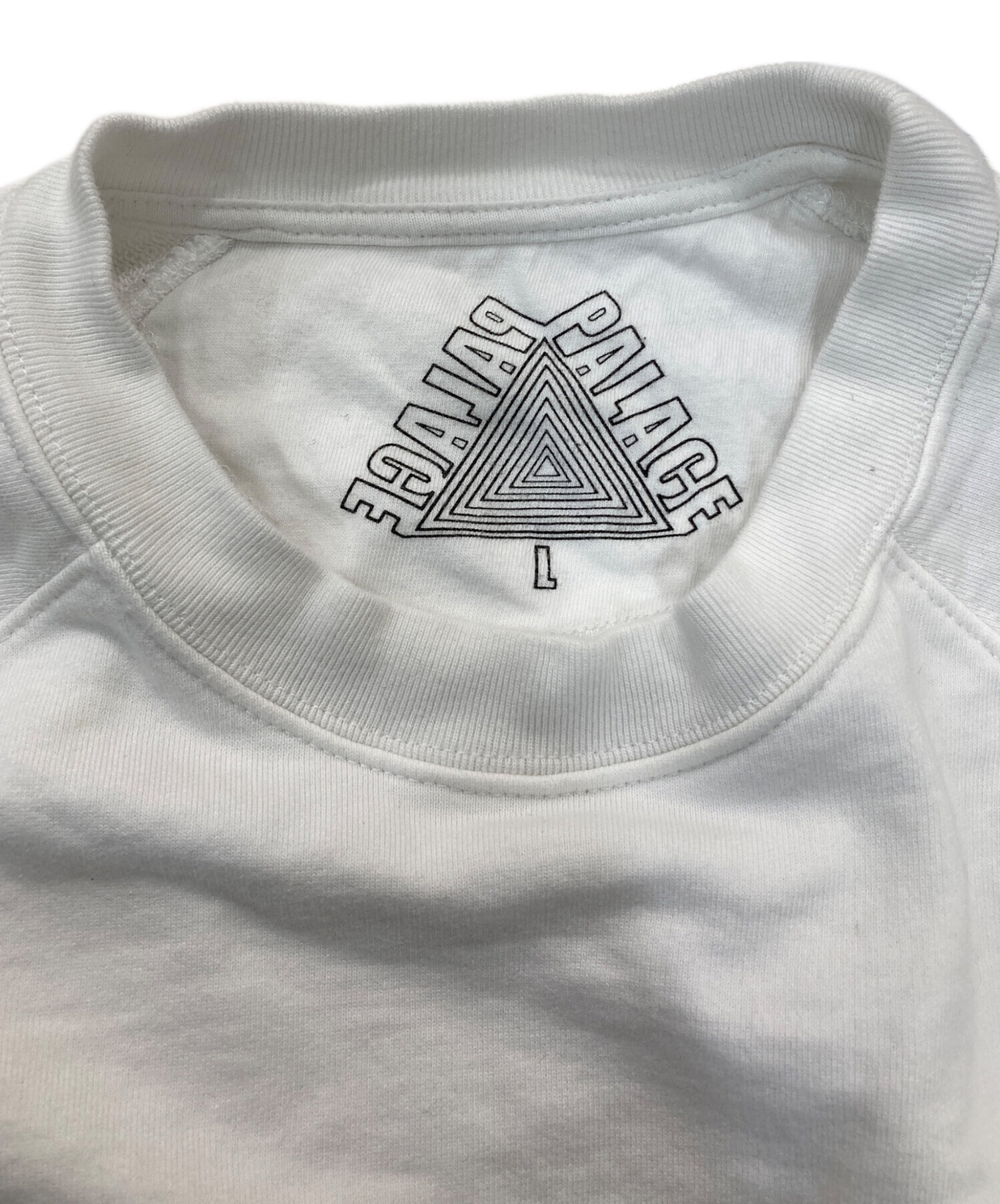 中古・古着通販】PALACE (パレス) スウェット ホワイト サイズ:L