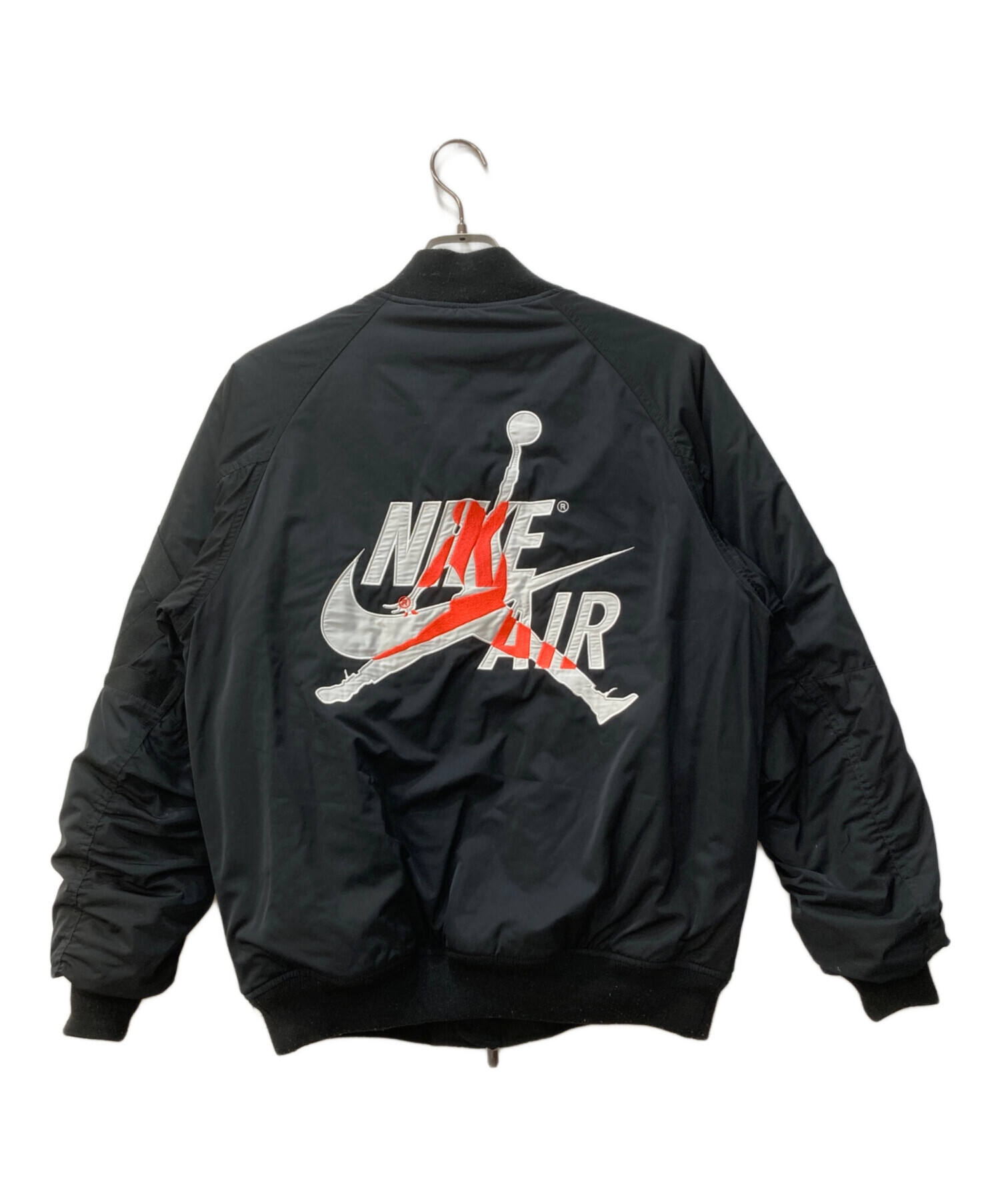 中古・古着通販】JORDAN (ジョーダン) M J WINGS MA-1 JACKET ブラック