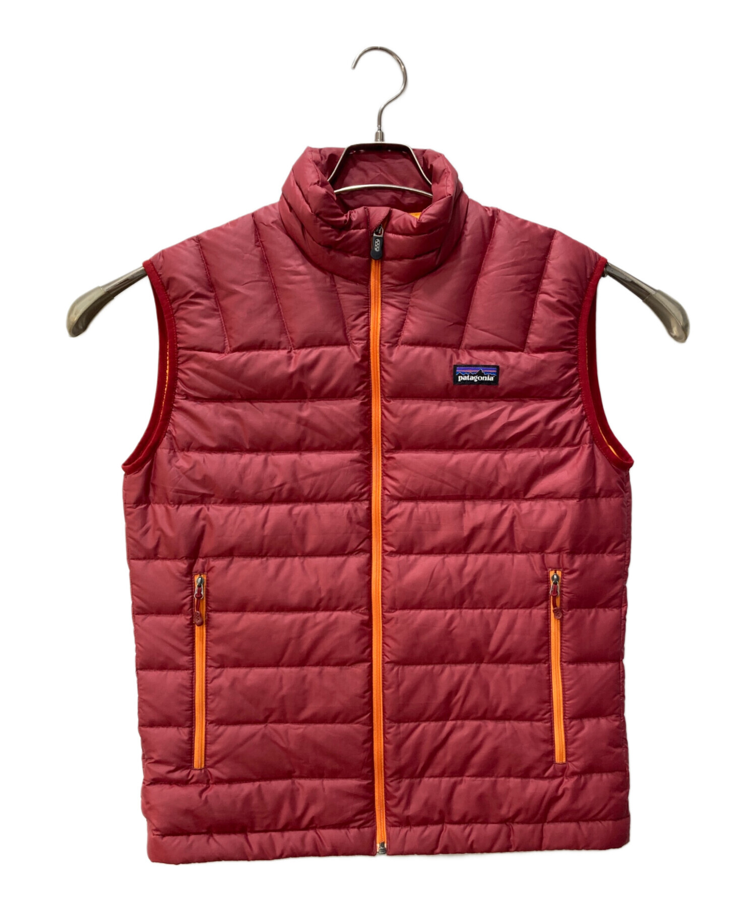 中古・古着通販】Patagonia (パタゴニア) ダウンベスト レッド サイズ 